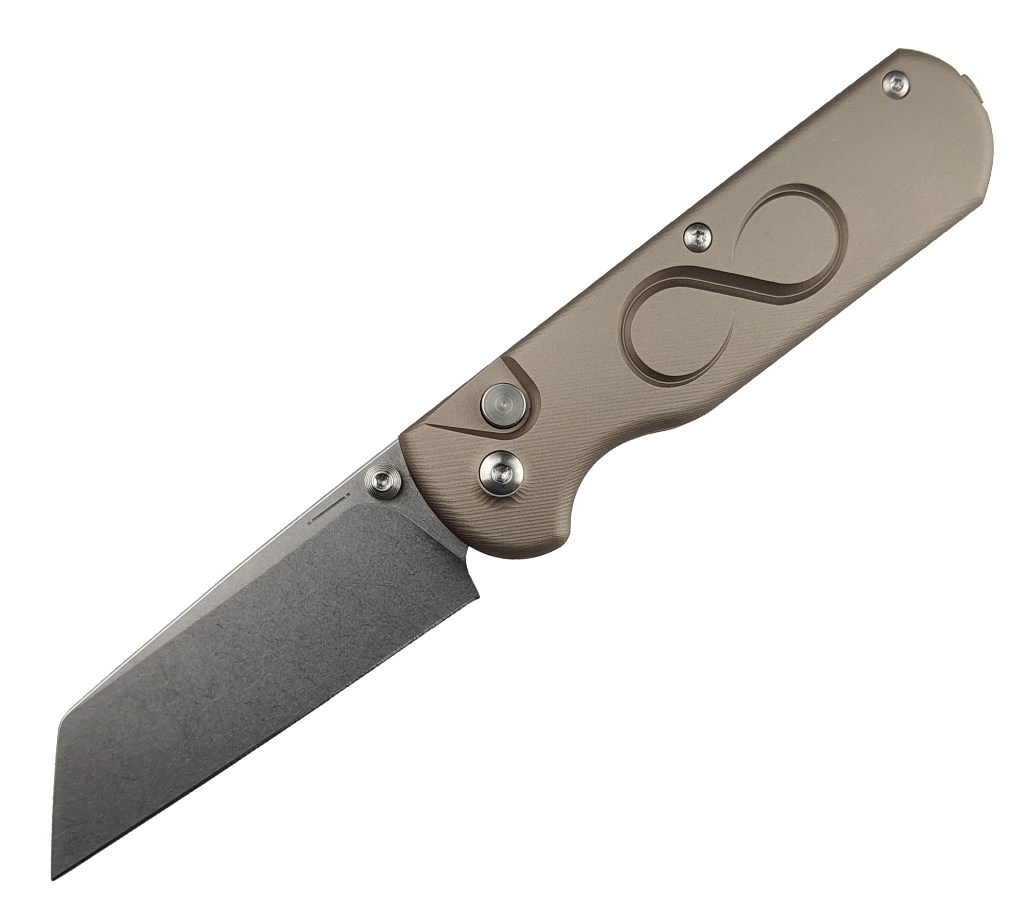 Straight Line EDC ROX Folding Knife Titanium Anodized Aluminum SLRX-ATI View 1