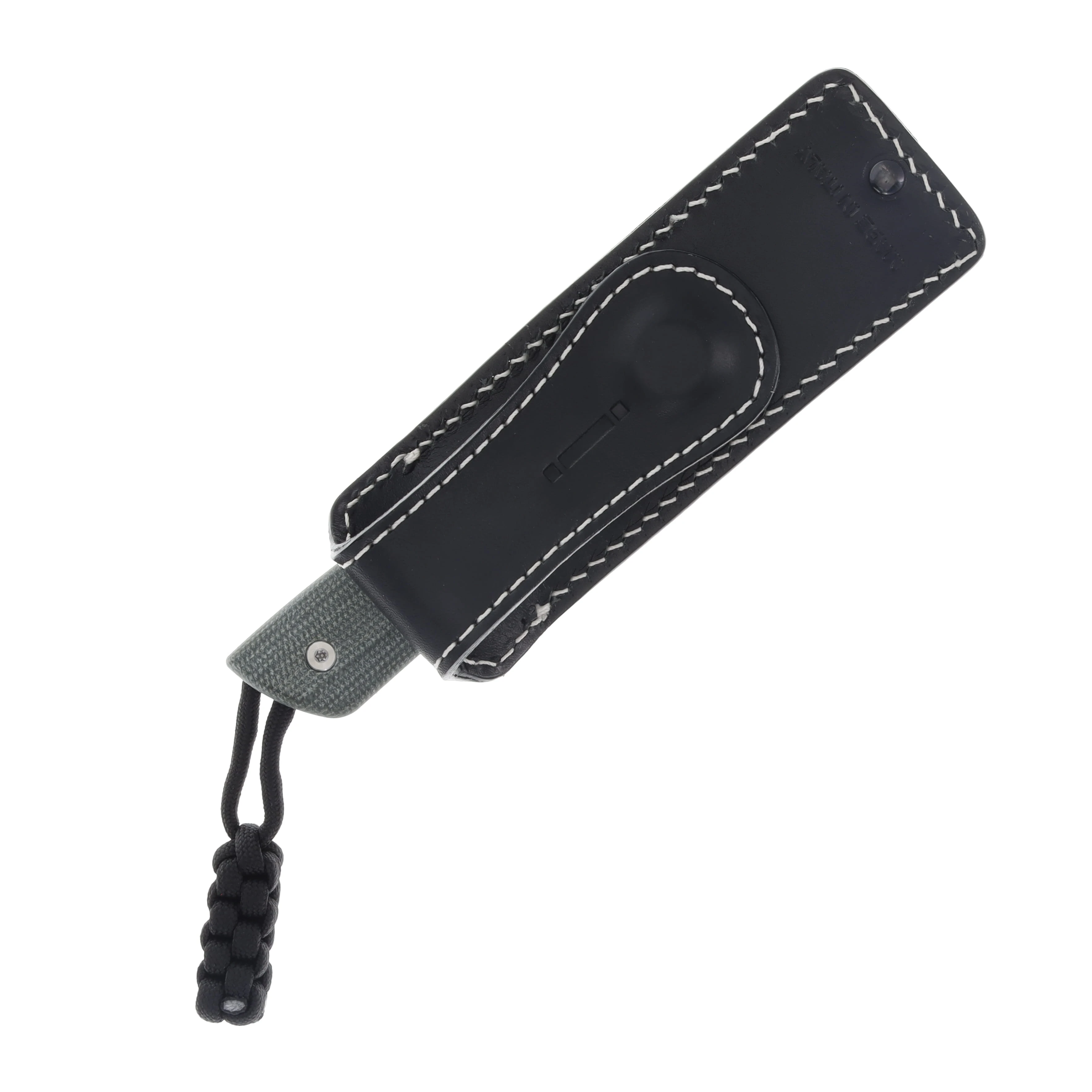Straight Line EDC DIGGER Green Canvas Micarta Handle 14C28N-SW Blade SLDG-GC View 4