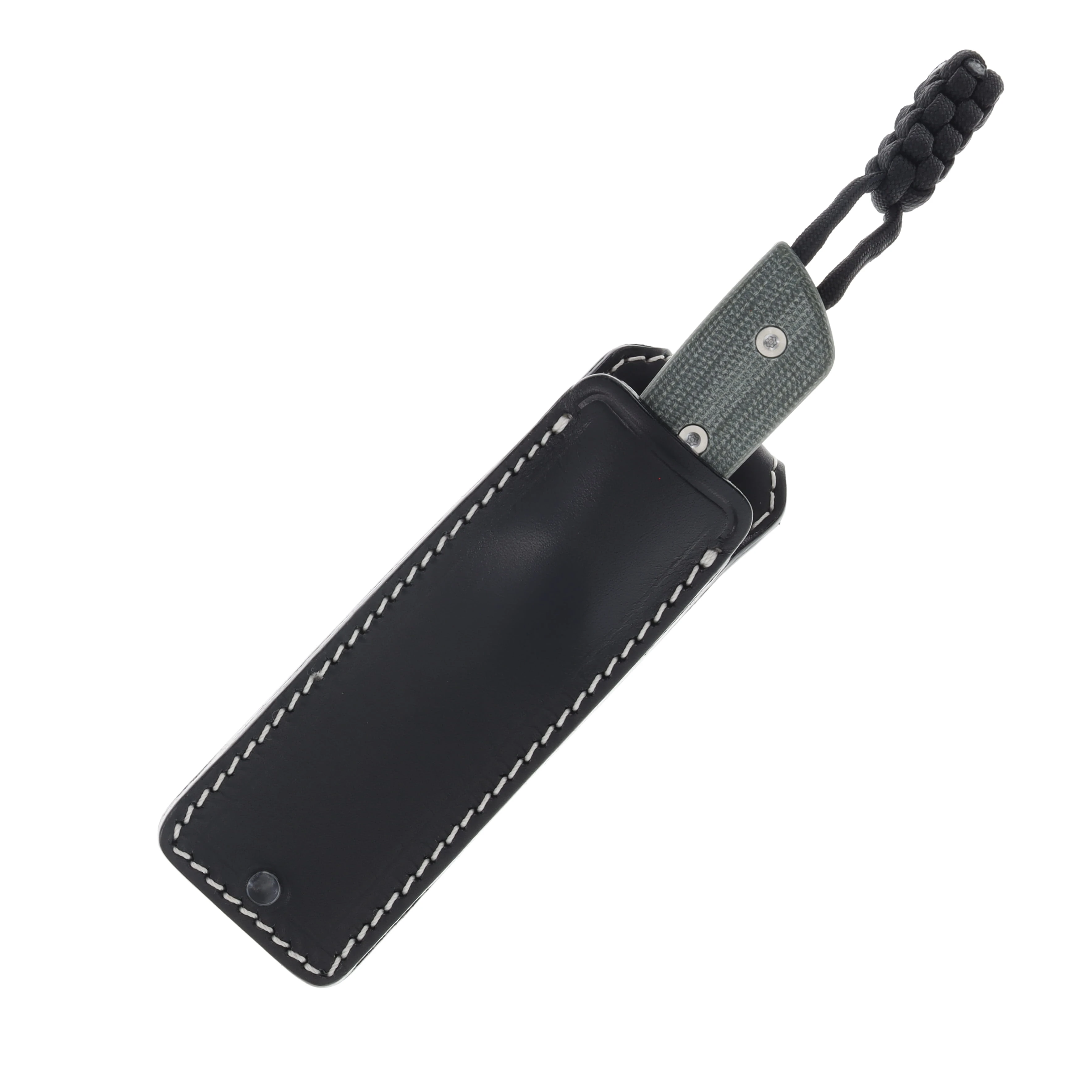 Straight Line EDC DIGGER Green Canvas Micarta Handle 14C28N-SW Blade SLDG-GC View 3