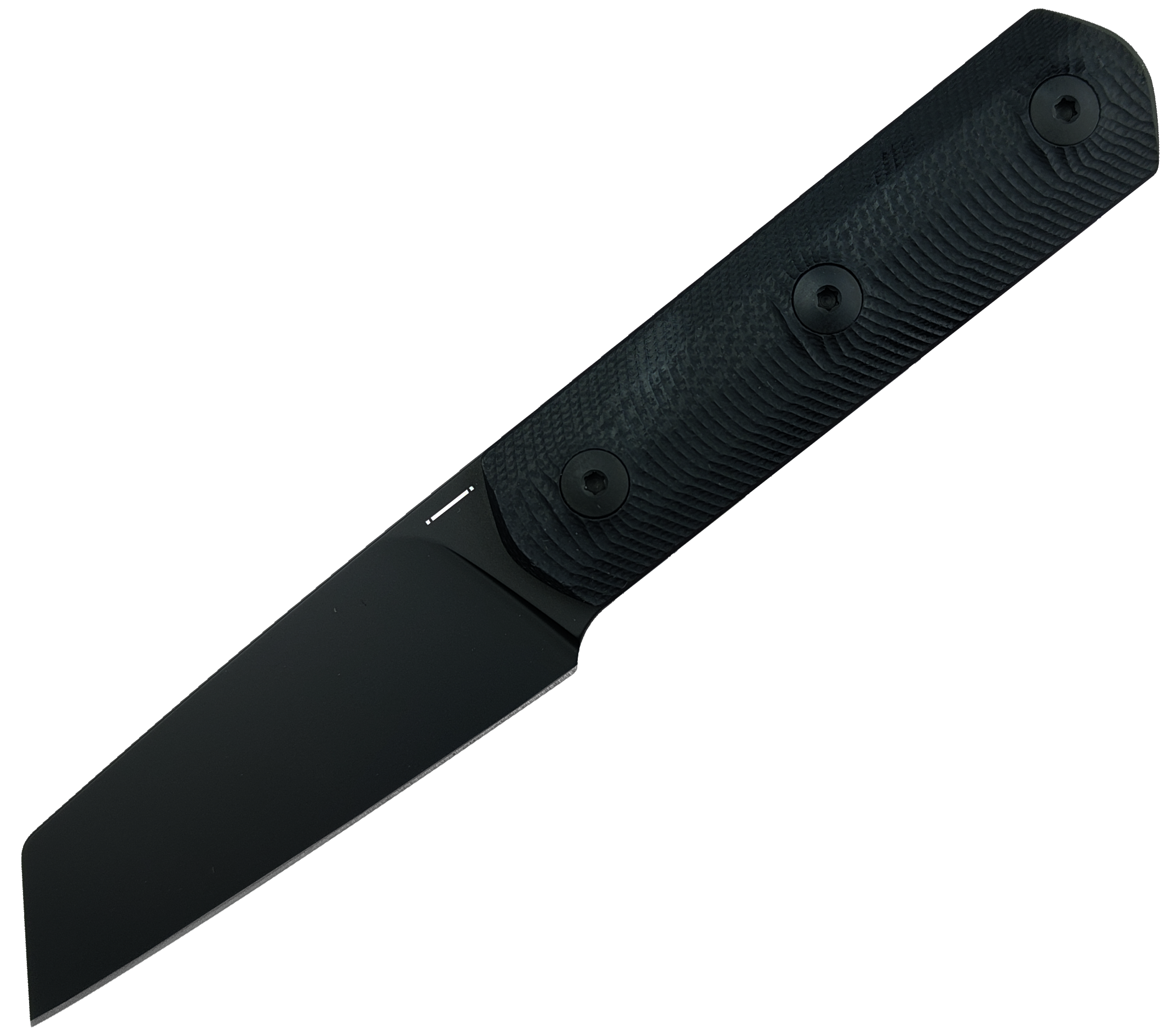 Straight Line EDC ERNY Fixed Knife Black PVD M390 Blade Black G10 Handle SLER-GBKD View 1
