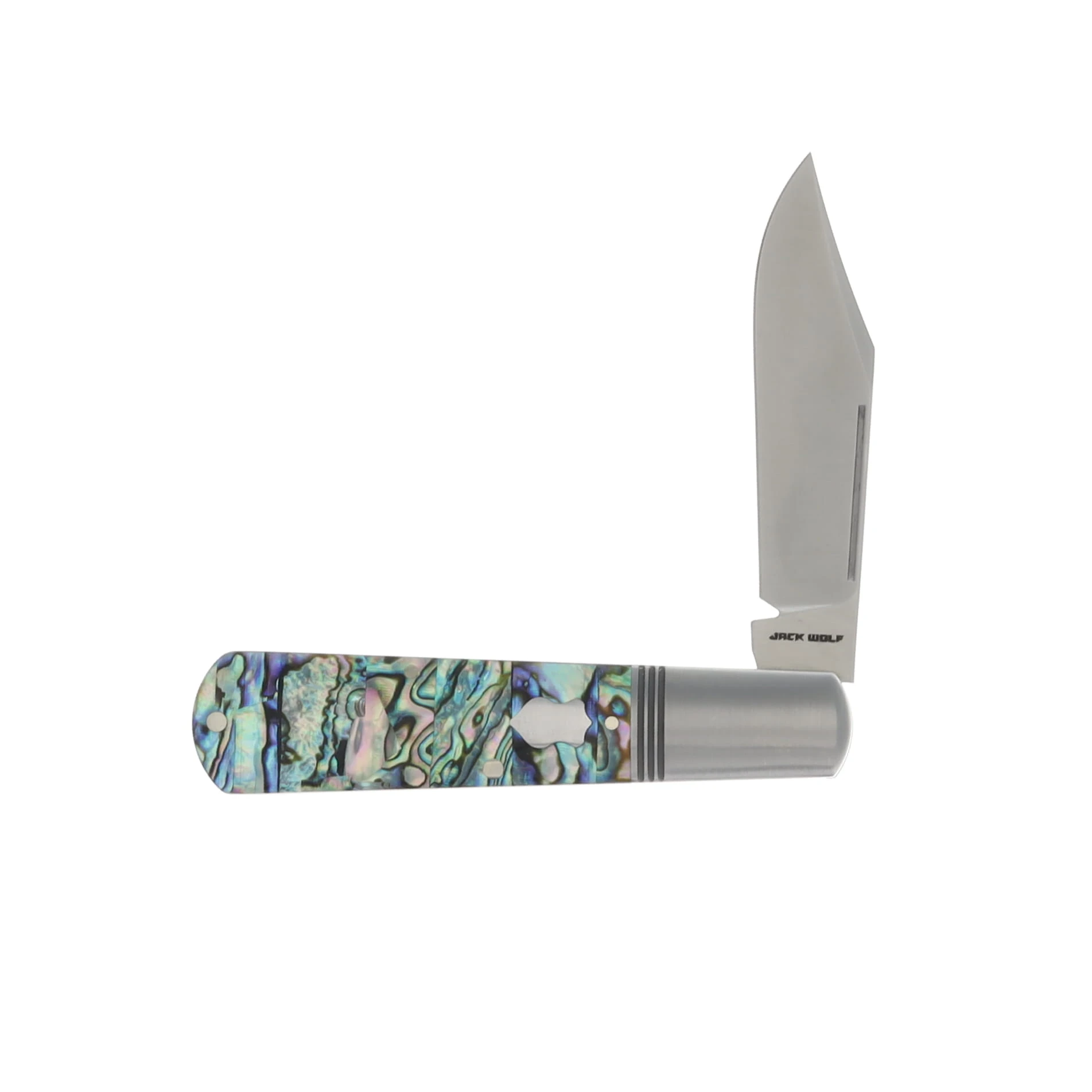 Jack Wolf Gateway Barlow Folding Knife Abalone GW-BAR-01-ABALONE View 3