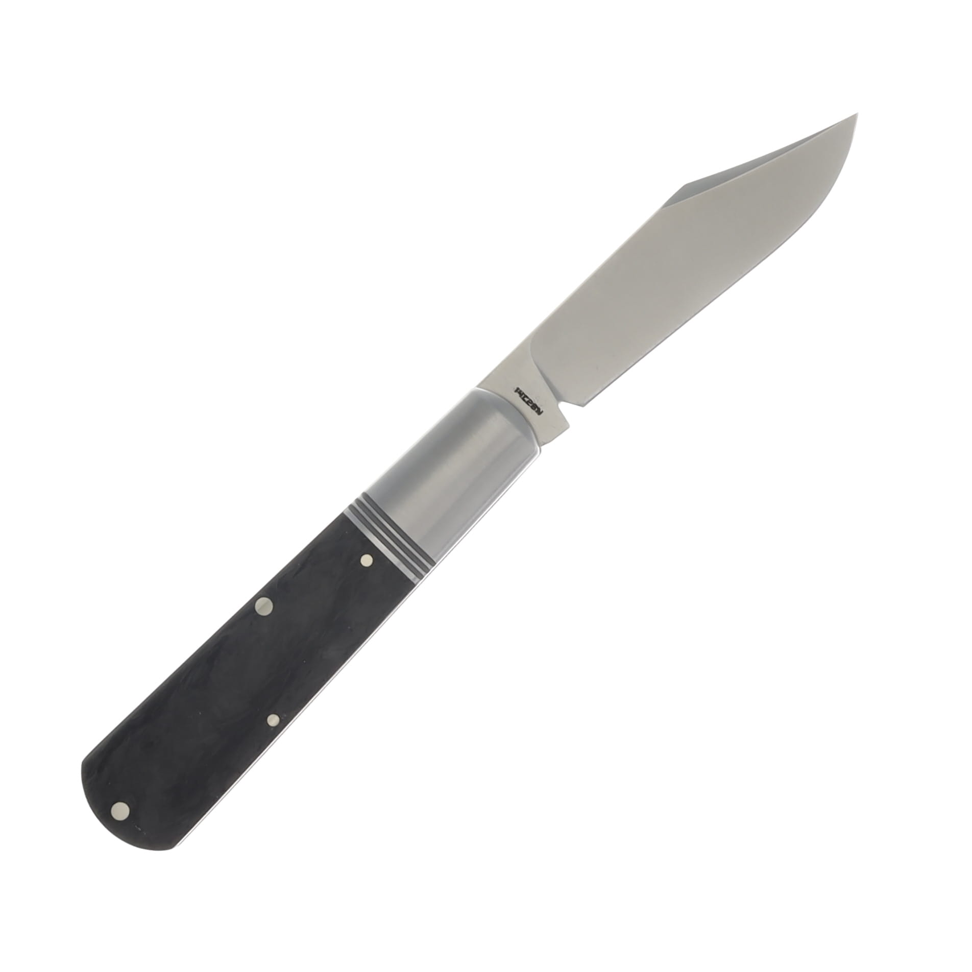 Jack Wolf Gateway Barlow Folding Knife Black Carbon Fiber GW-BAR-01-BLK-CF View 2