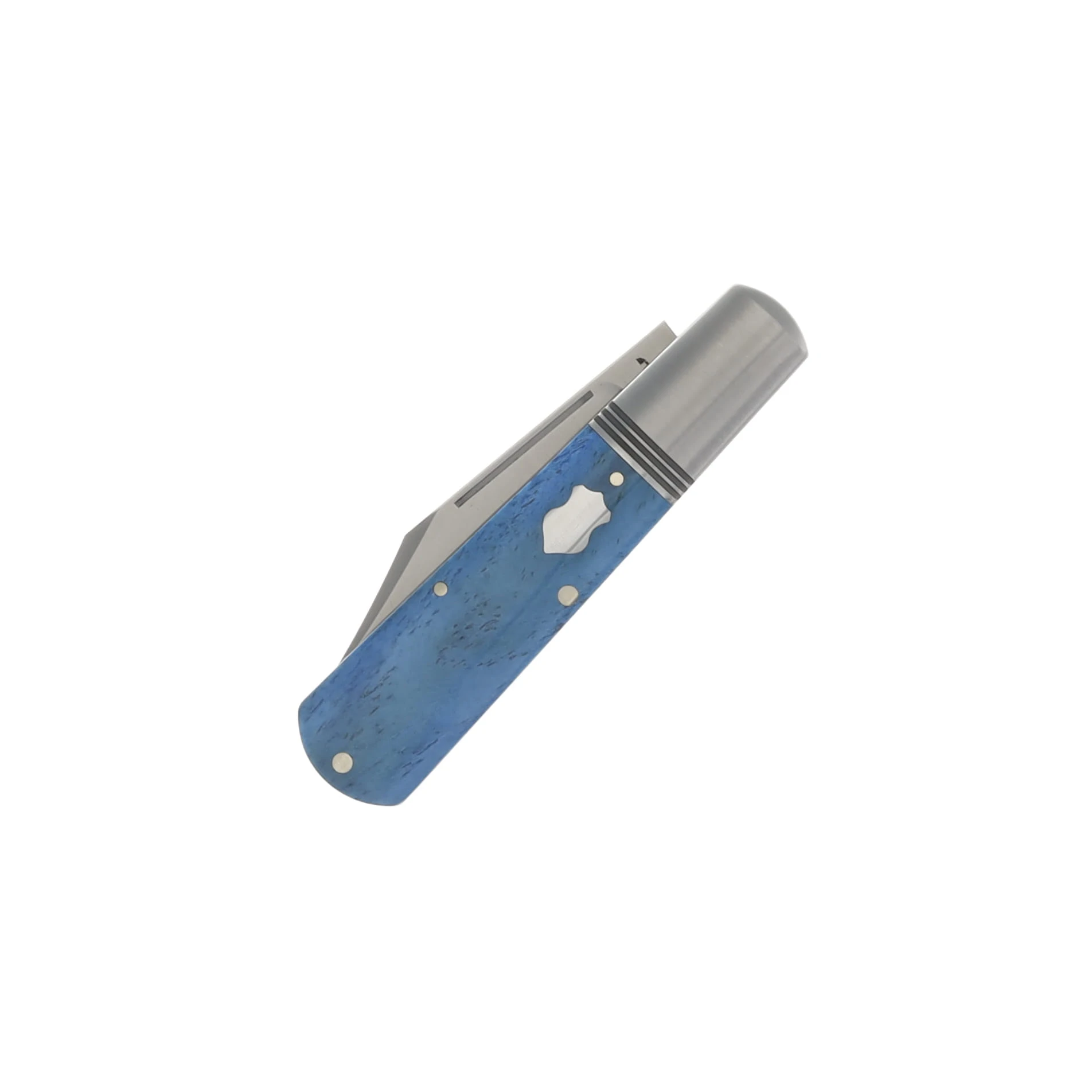 Jack Wolf Gateway Barlow Folding Knife Smooth Blue Bone GW-BAR-01-SMT-BLU-BON View 5