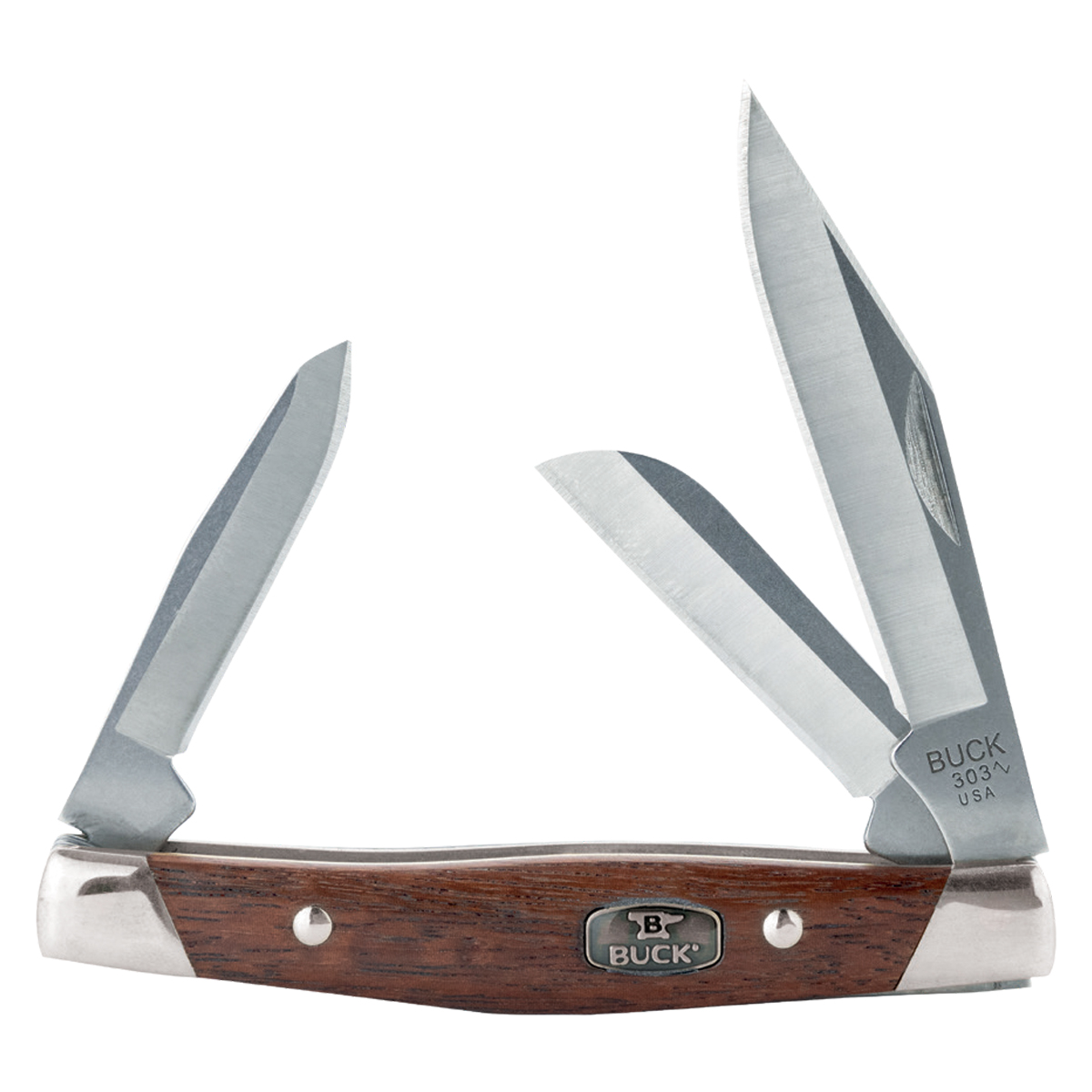 Buck Knives 303 Cadet Stockman-Granadillo Handle Folding Knife BU14454 View 1