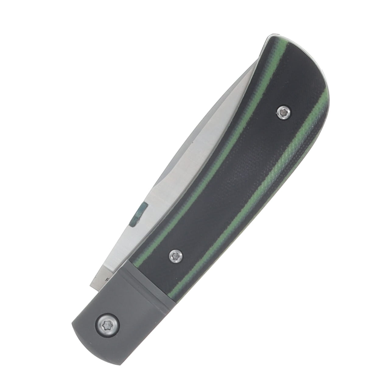 Rough Rider Slip Joint Blk-Grn G-10 Folder RR2750 View 6