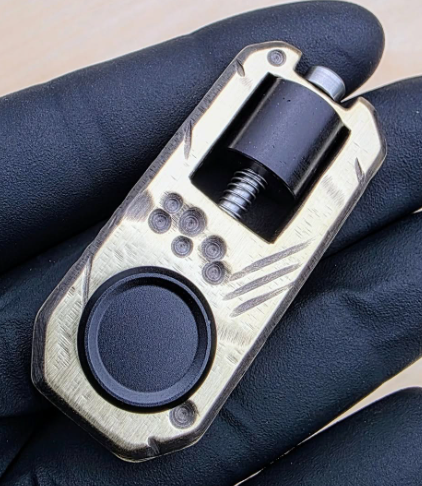 Copper Shed Playground Fidget Spinner- Copper-Brass CUS-PG2 View 3