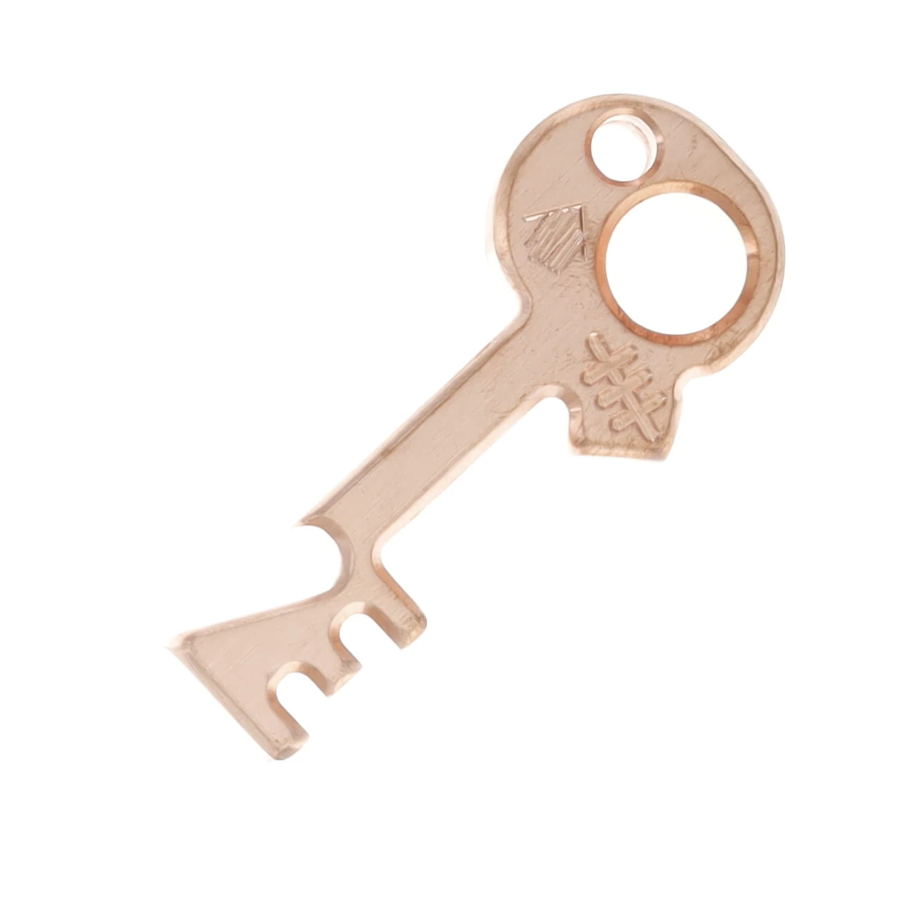 Copper Shed Skull Key bottle opener-powder coated aluminum CUS-SK3 View 2