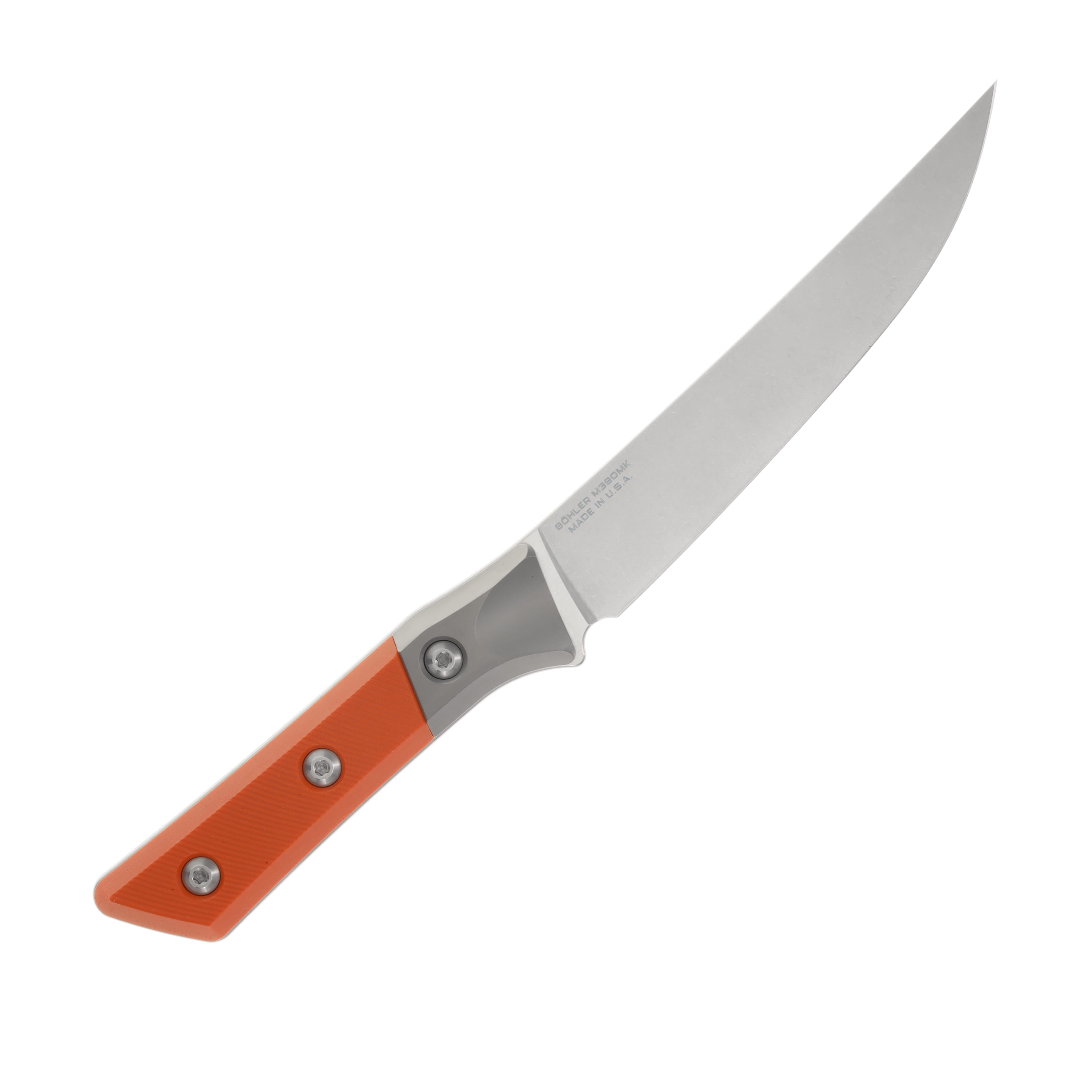 Microtech 6.125Inch Boning Stonewash Ember G-10 MT3100B10EM View 4