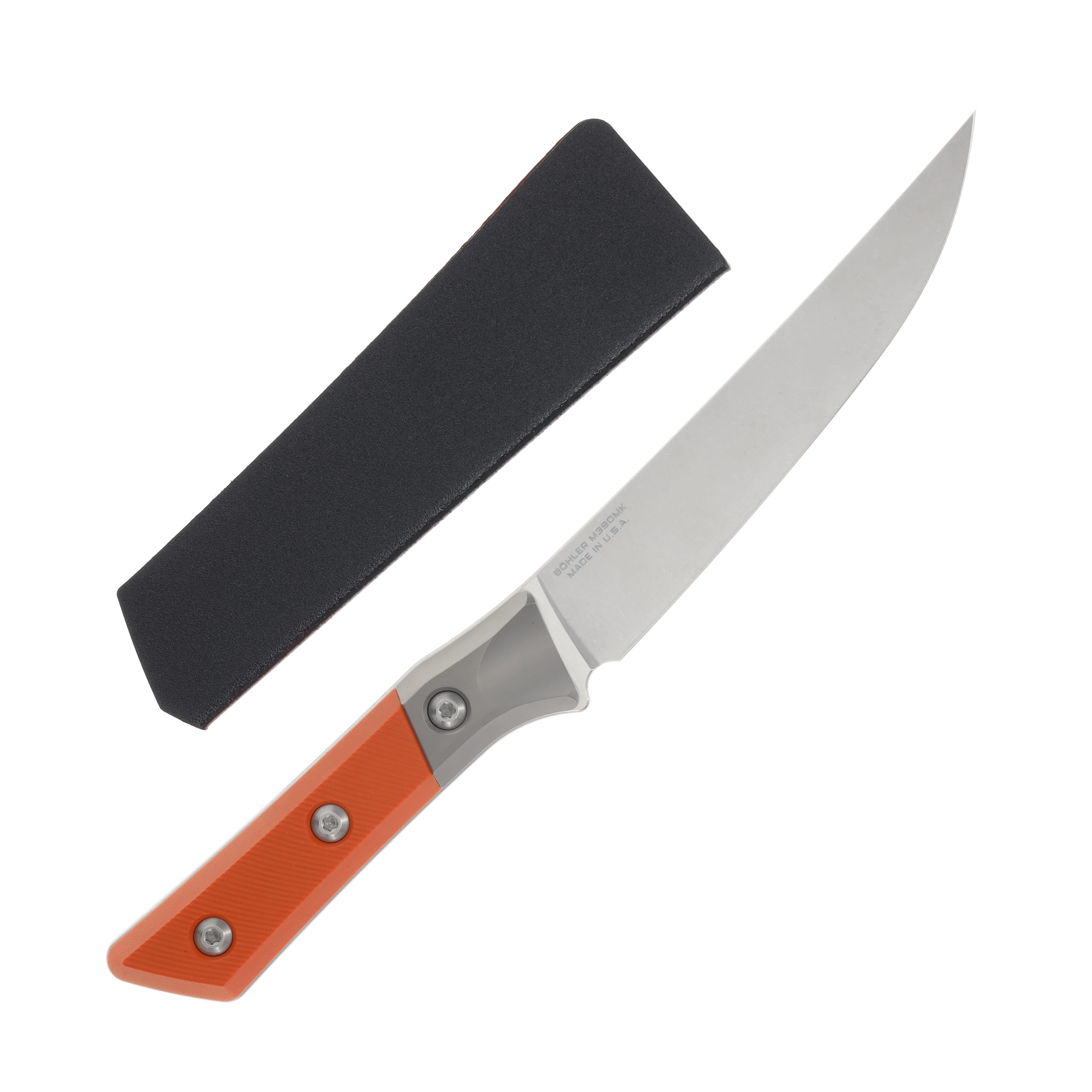 Microtech 6.125Inch Boning Stonewash Ember G-10 MT3100B10EM View 2