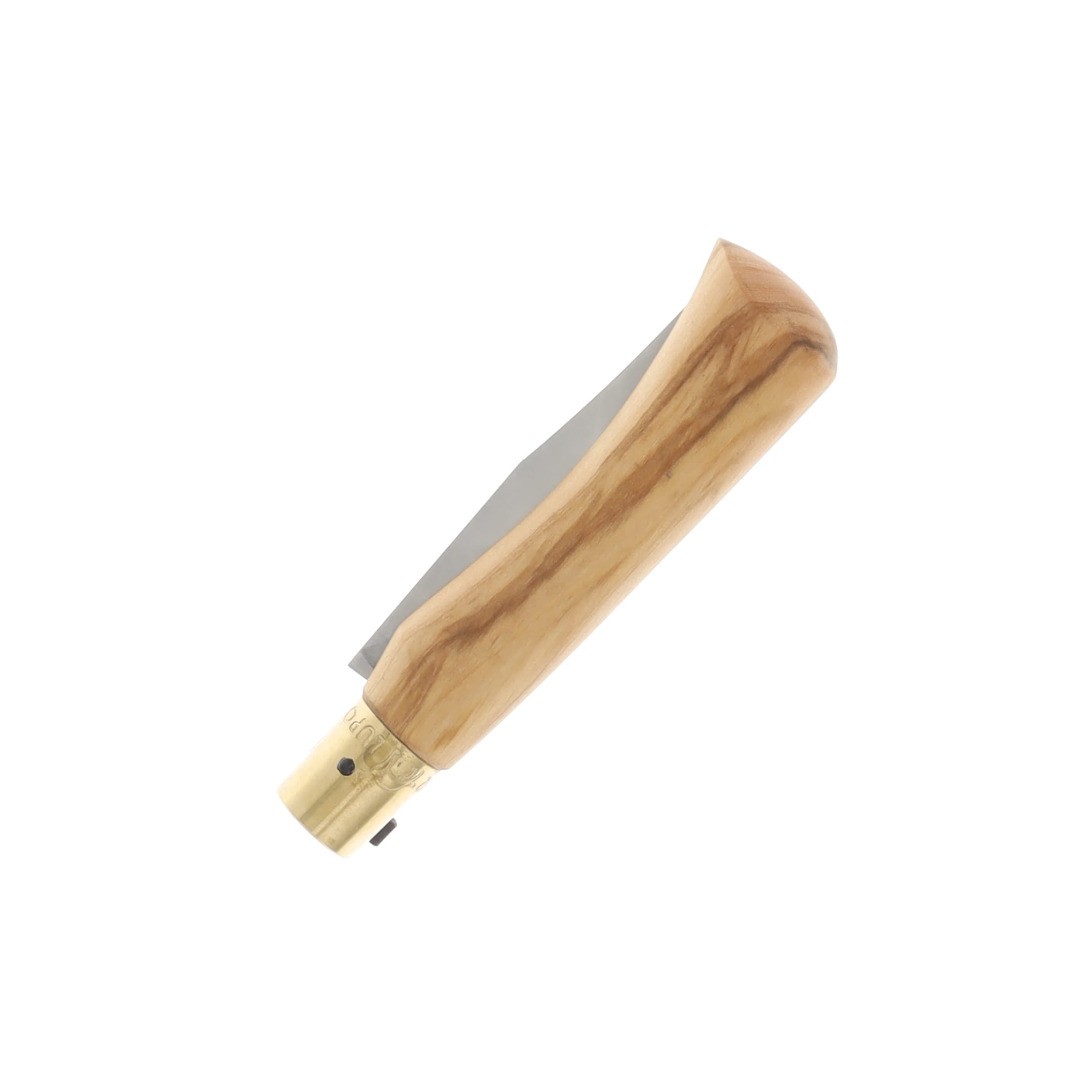 Antonini Old Bear Classical Medium Italian Olive Wood 3.15in Plain Satin Clip Point 9307/19_LU View 3