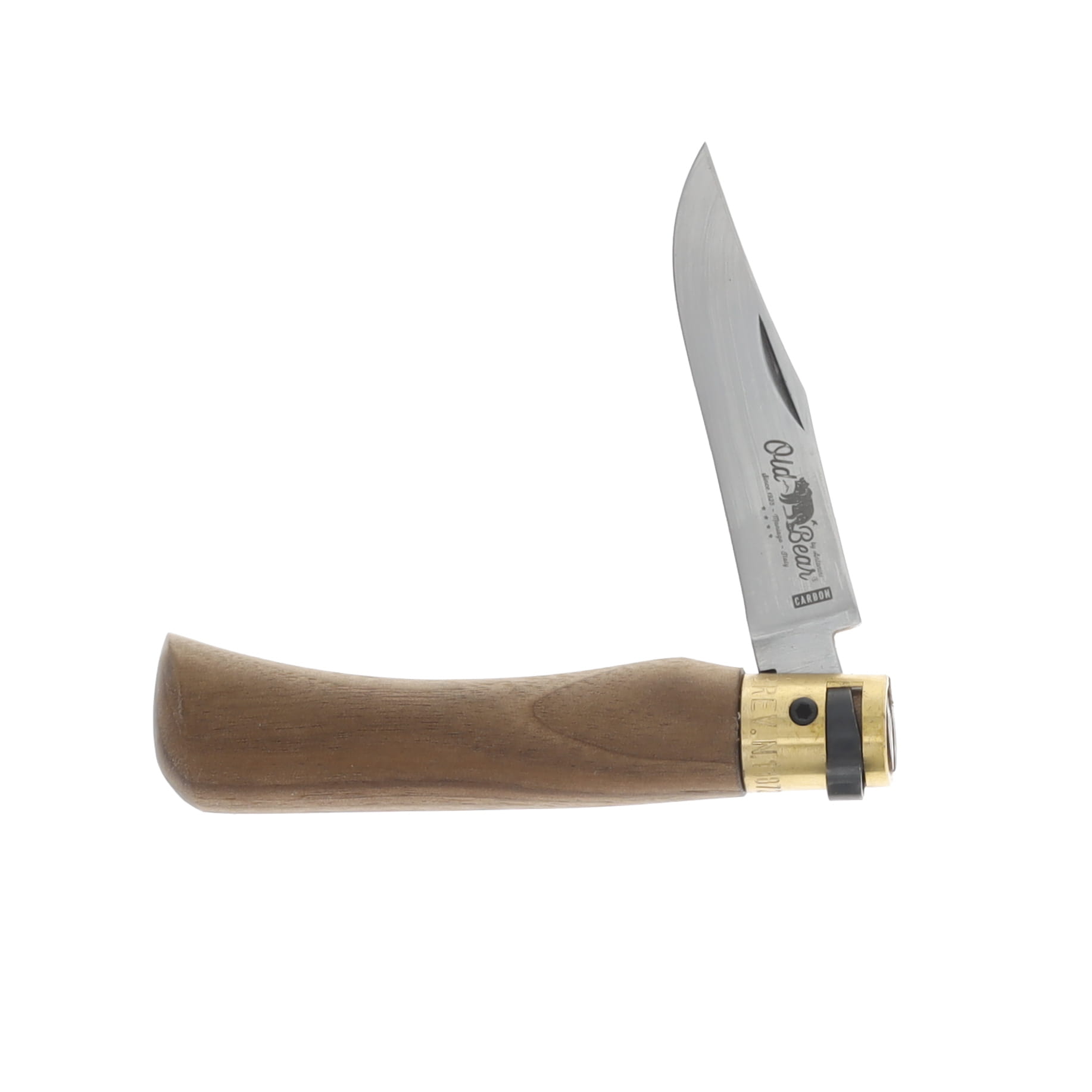 Antonini Old Bear Classical Small Walnut 2.76in Plain C67 Satin Clip Point 9306/17_LN View 2