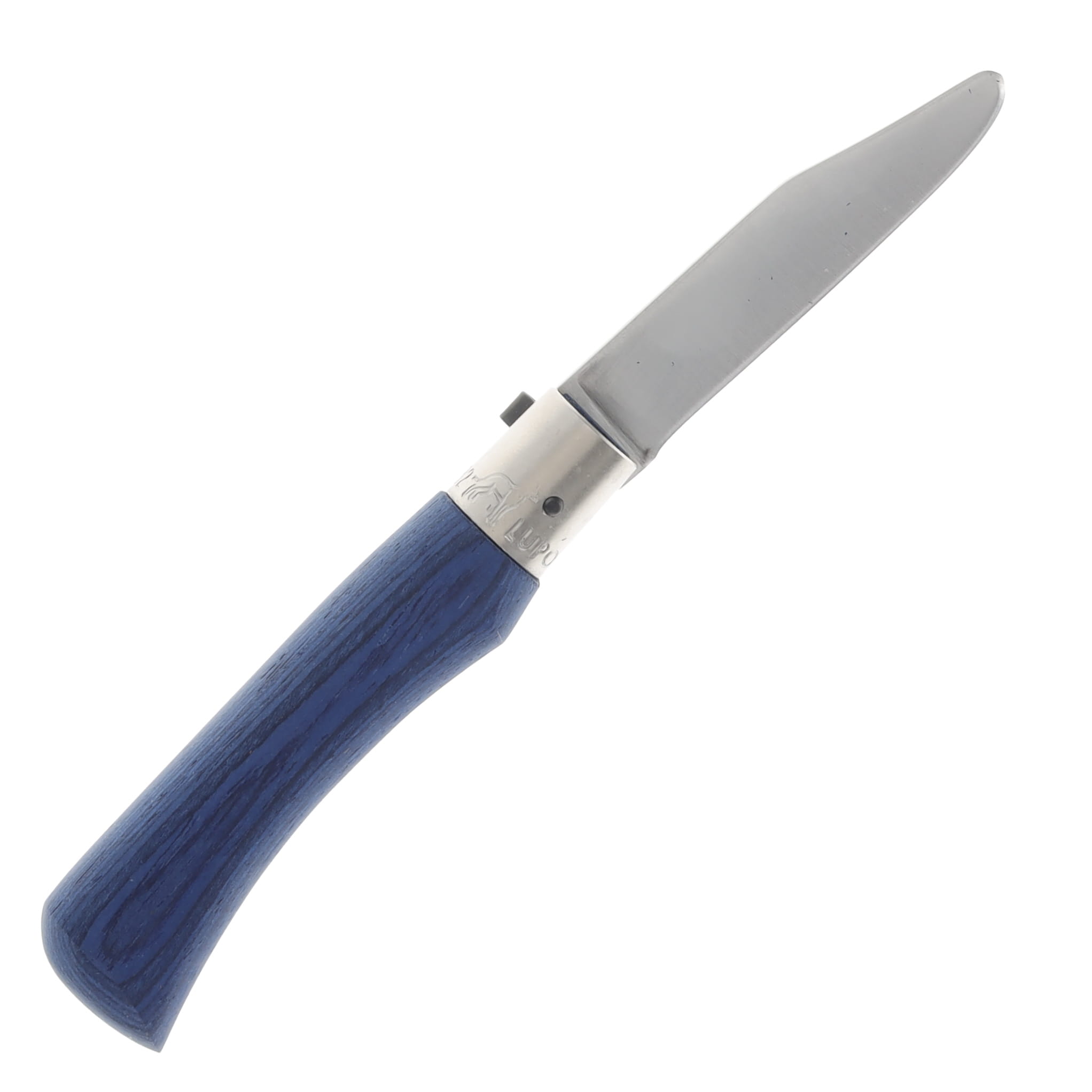Antonini Knives Old Bear OBY Juniors Blue Folding Knife 2.76in Clip Point 9357/17_MBK View 2