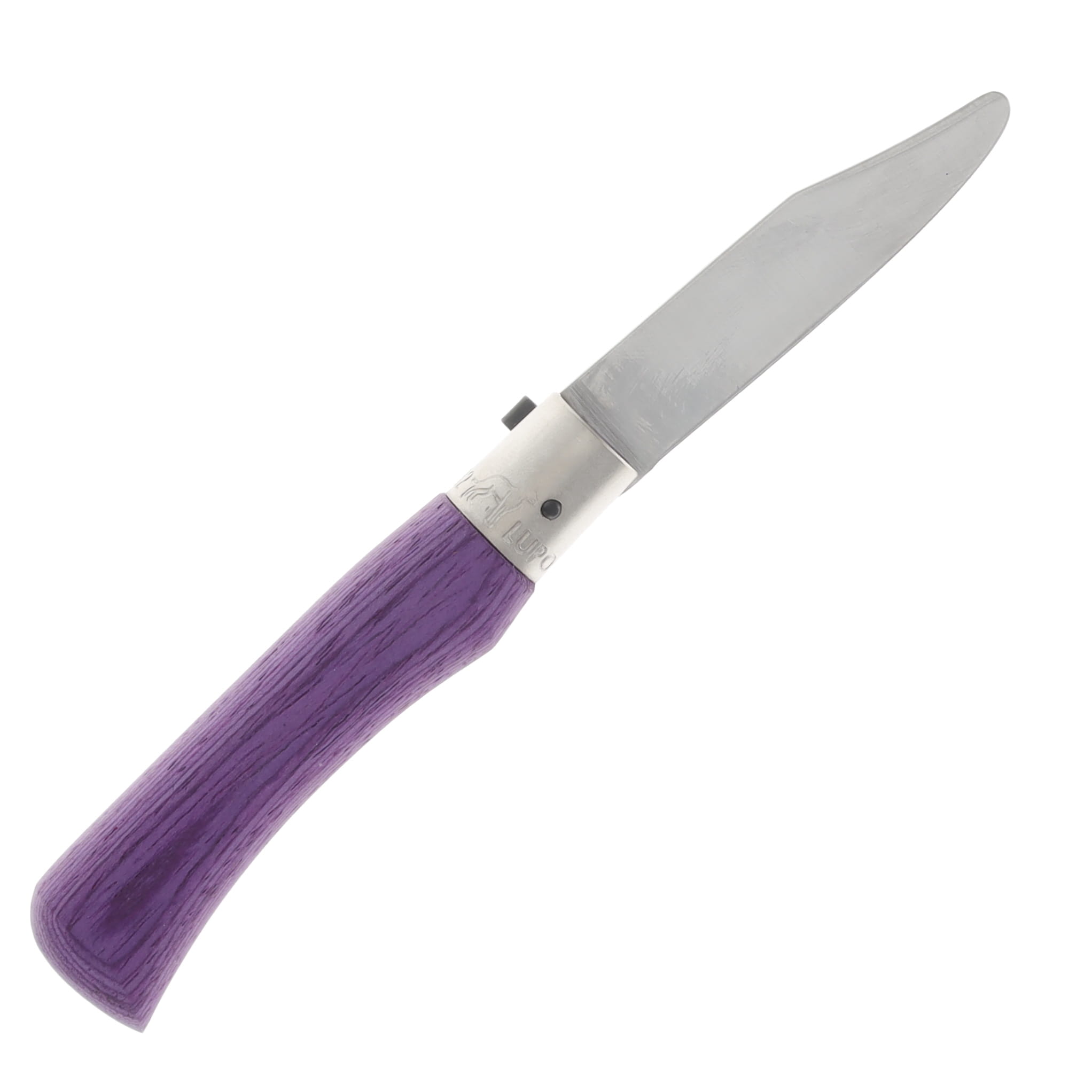 Antonini Knives Old Bear OBY Juniors Purple Folding Knife 2.76in Clip Point 9357/17_MPK View 2