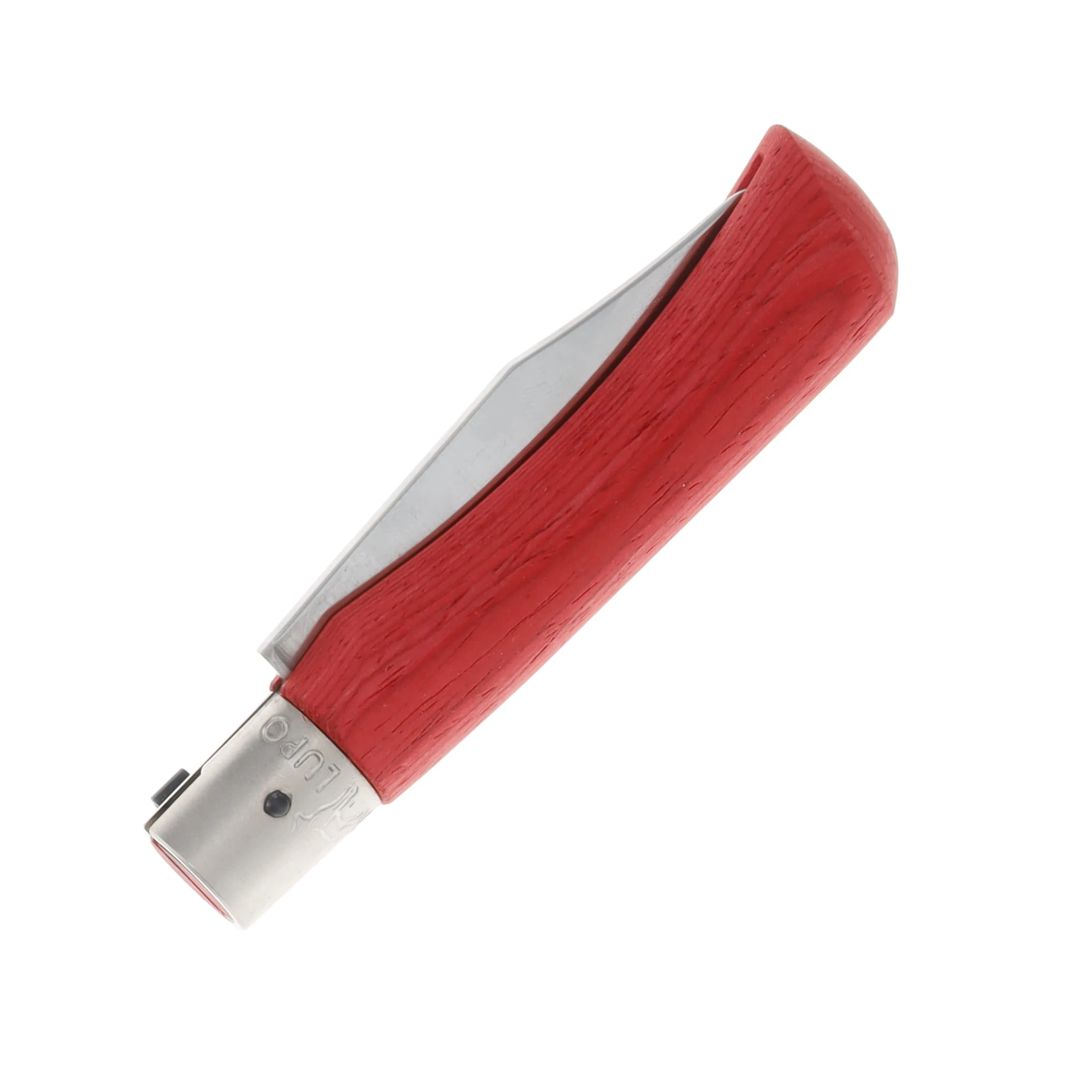 Antonini Knives Old Bear OBY Juniors Red Folding Knife 2.76in Clip Point 9357/17_MRK View 3