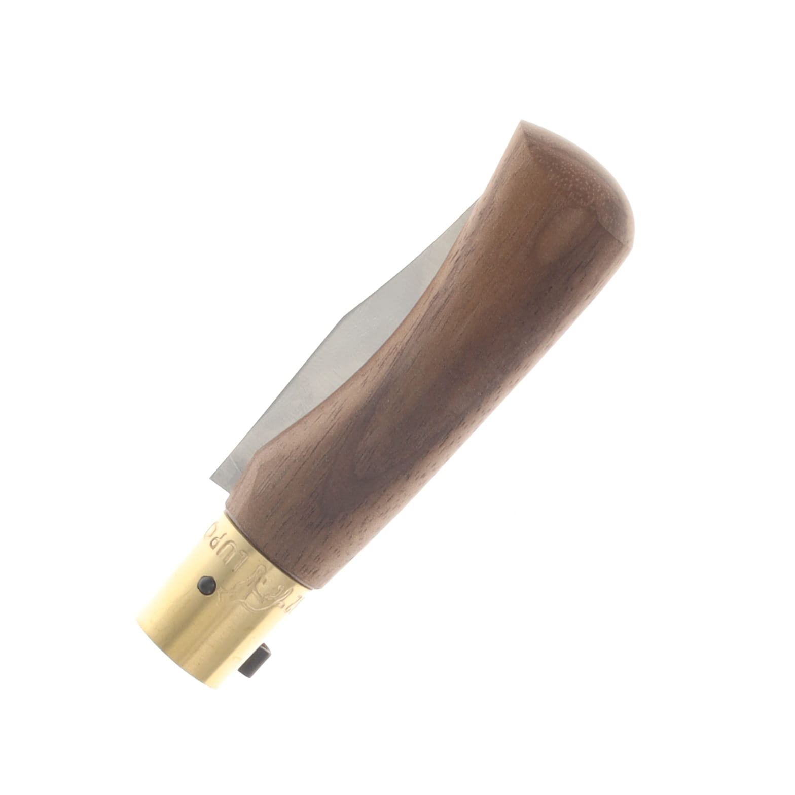 Antonini Knives Old Bear Classical XS  Folding Knife Walnut Handle Serrated 2.36In. Stainless Steel Clip Point Blade 9337/15_LN View 6