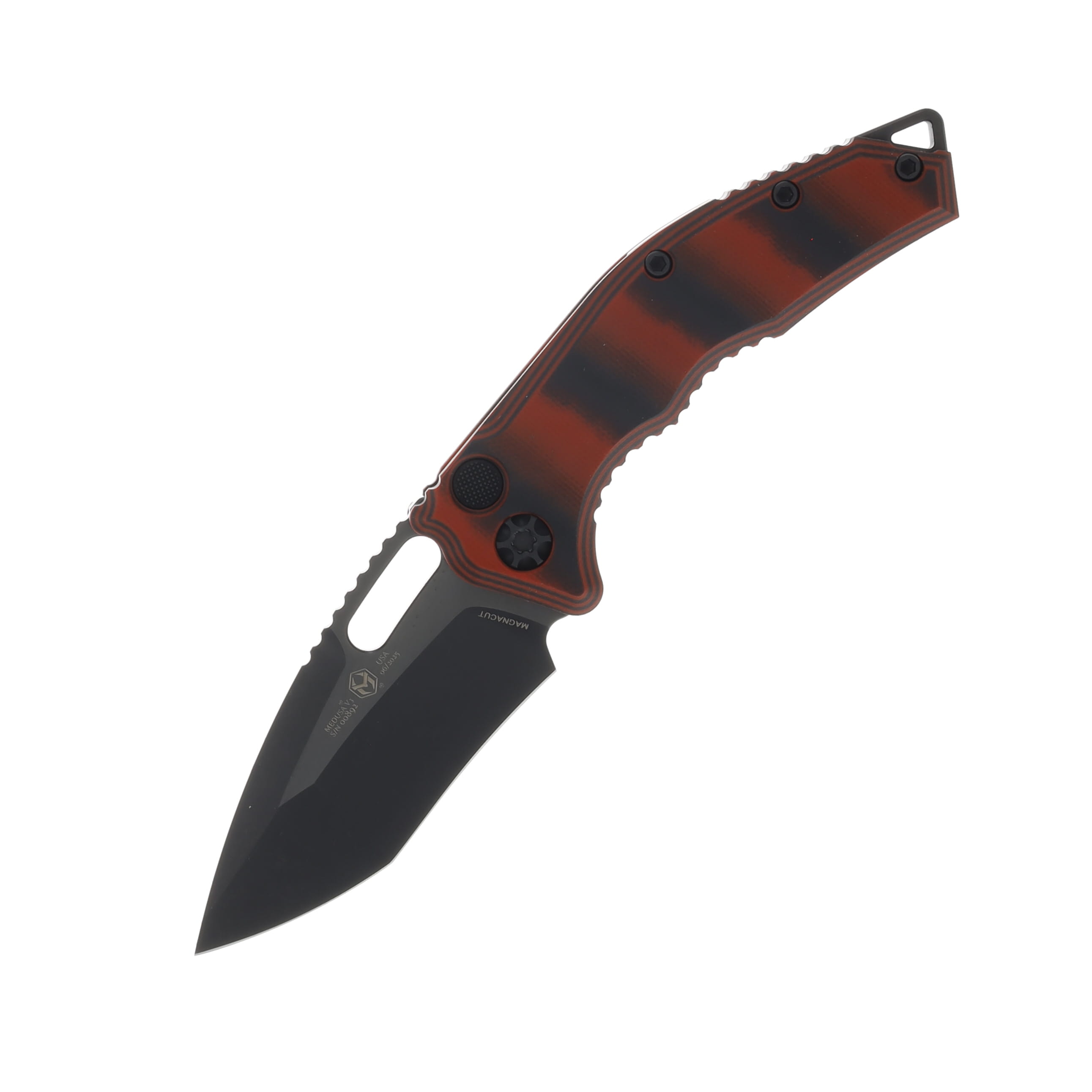 Heretic Medusa Auto Recurve DLC Red/Black G-10 H012-6A-G10RD View 1