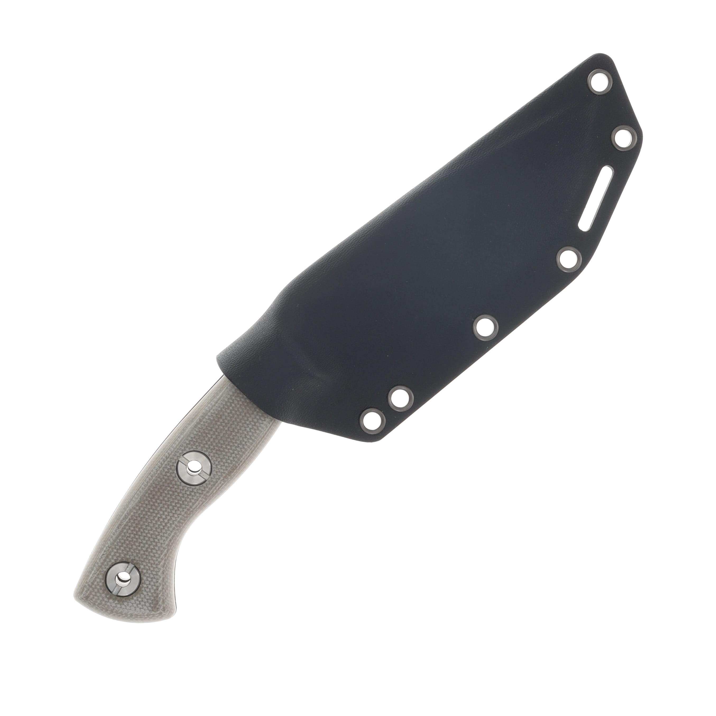 Boker Plus Mini Tracker 2.0 Fixed Blade Knife Black 1095/OD Green Micarta with Kydex Sheath BK02BO113 View 4