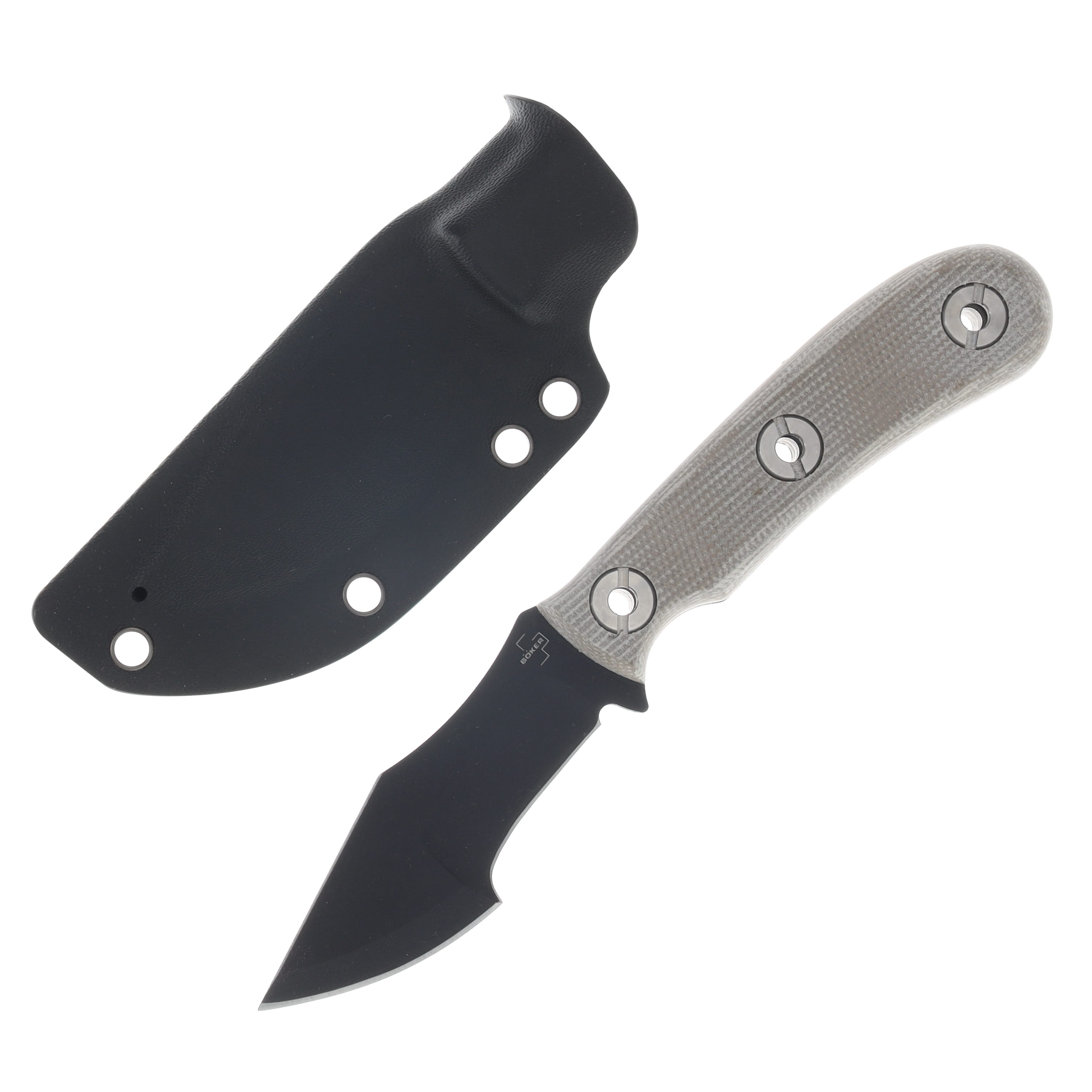Boker Plus Micro Tracker 2.0 Brown 3.54in Plain Black Modified Drop Point BK02BO117 View 1