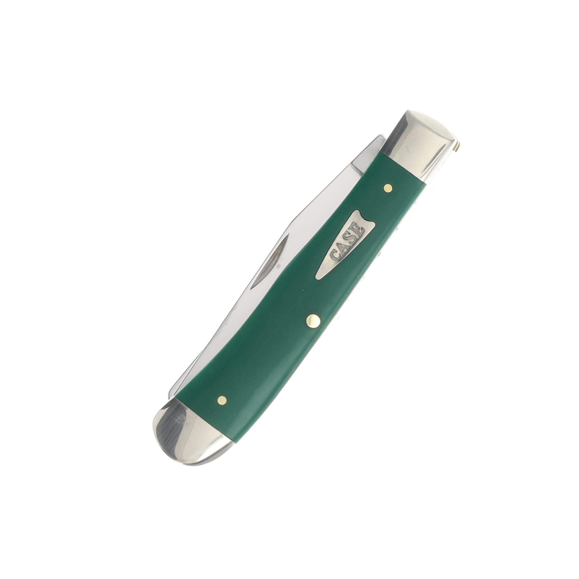 Case XX Spruce Green Smooth Synthetic Trapper Folding Knife CA64530 View 4