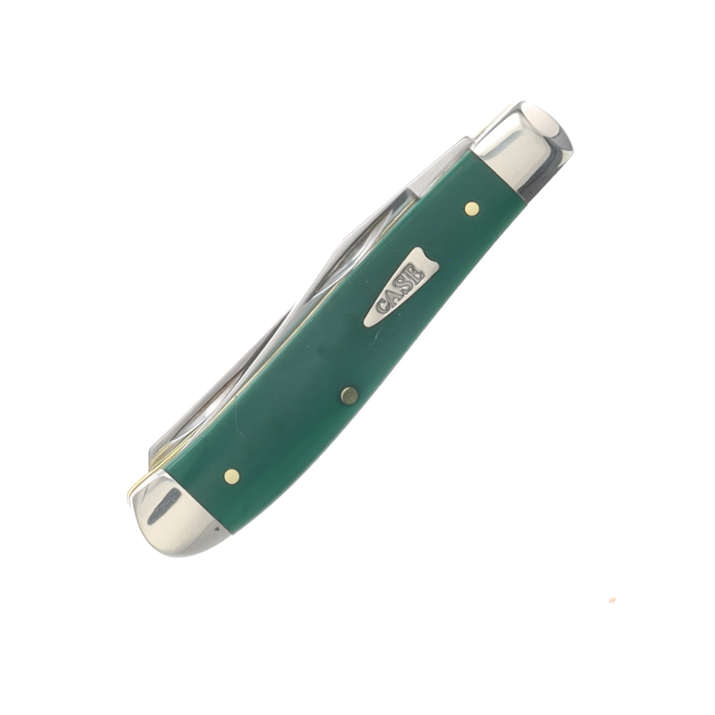 Case XX Spruce Green Smooth Synthetic Mini Trapper Folding Knife CA64531 View 3