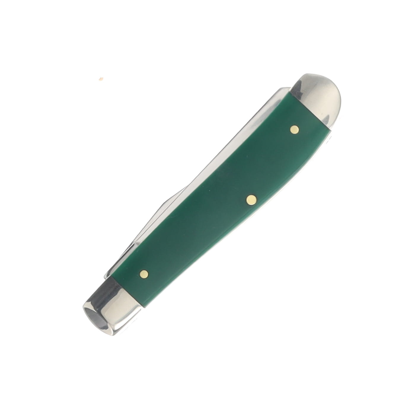 Case XX Spruce Green Smooth Synthetic Mini Trapper Folding Knife CA64531 View 4