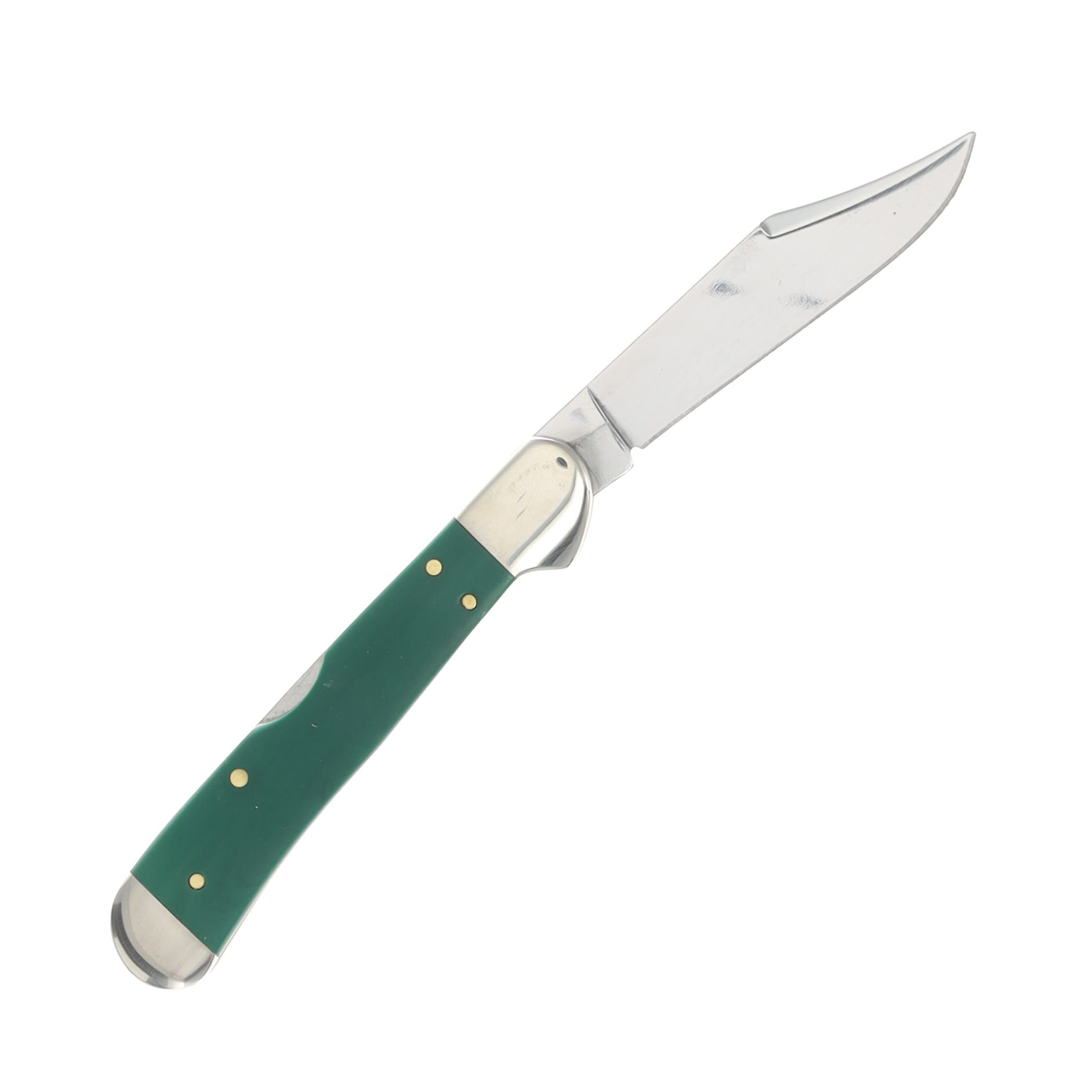 Case XX Spruce Green Smooth Synthetic Mini CopperLock Folding Knife CA64534 View 2