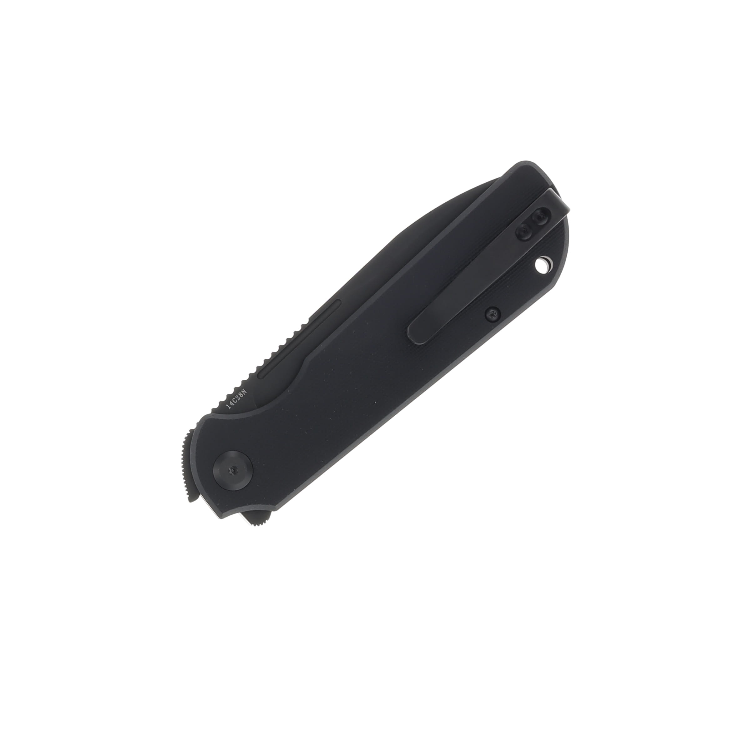 Eutektik Liong Mah Binary Right Handed G-10 Black 3.75 In Sandvik Blackwash Drop Point LM27 View 4