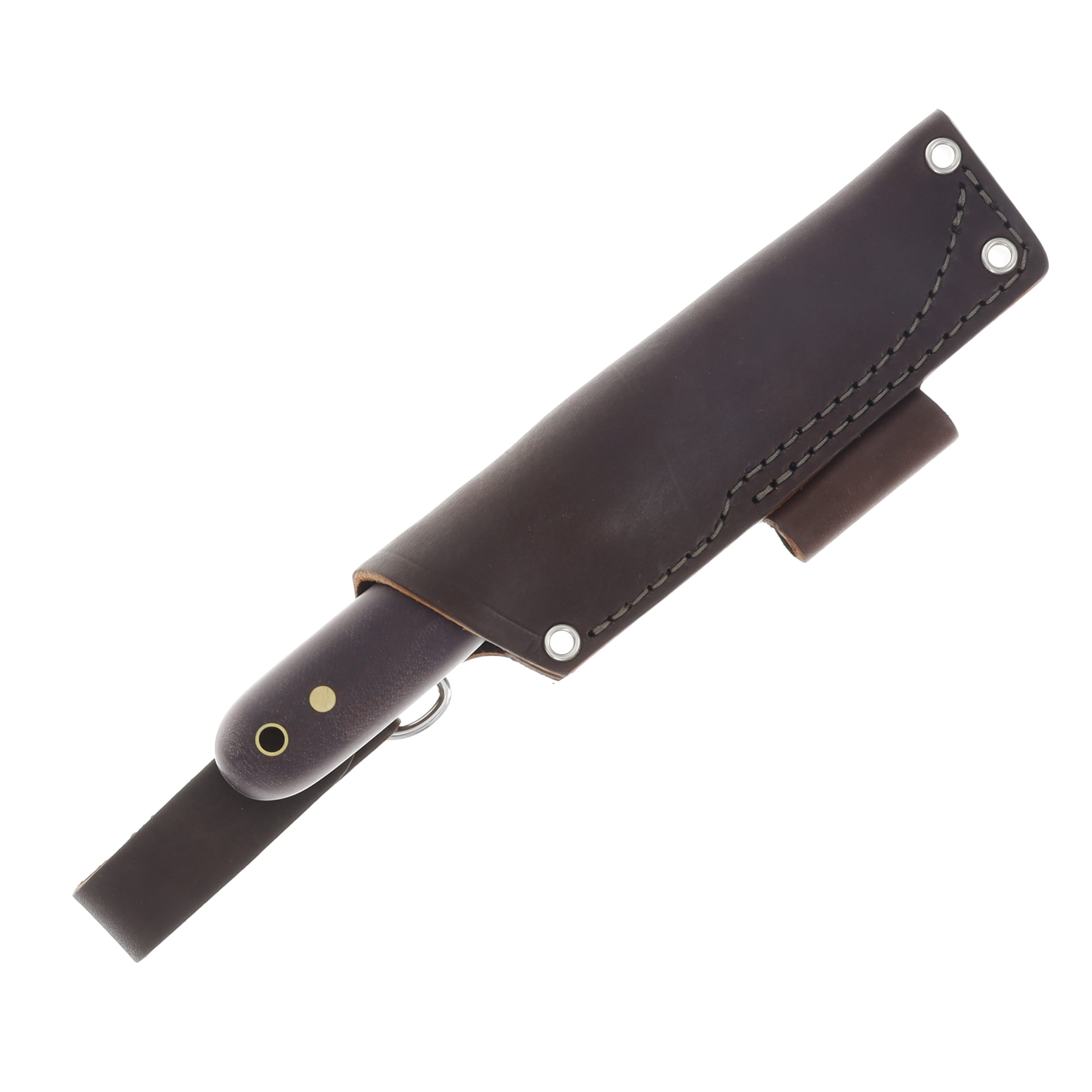 LT Wright Bushcrafter Fixed Blade Knife O1 Scandi/Double Red Micarta LT035 View 4