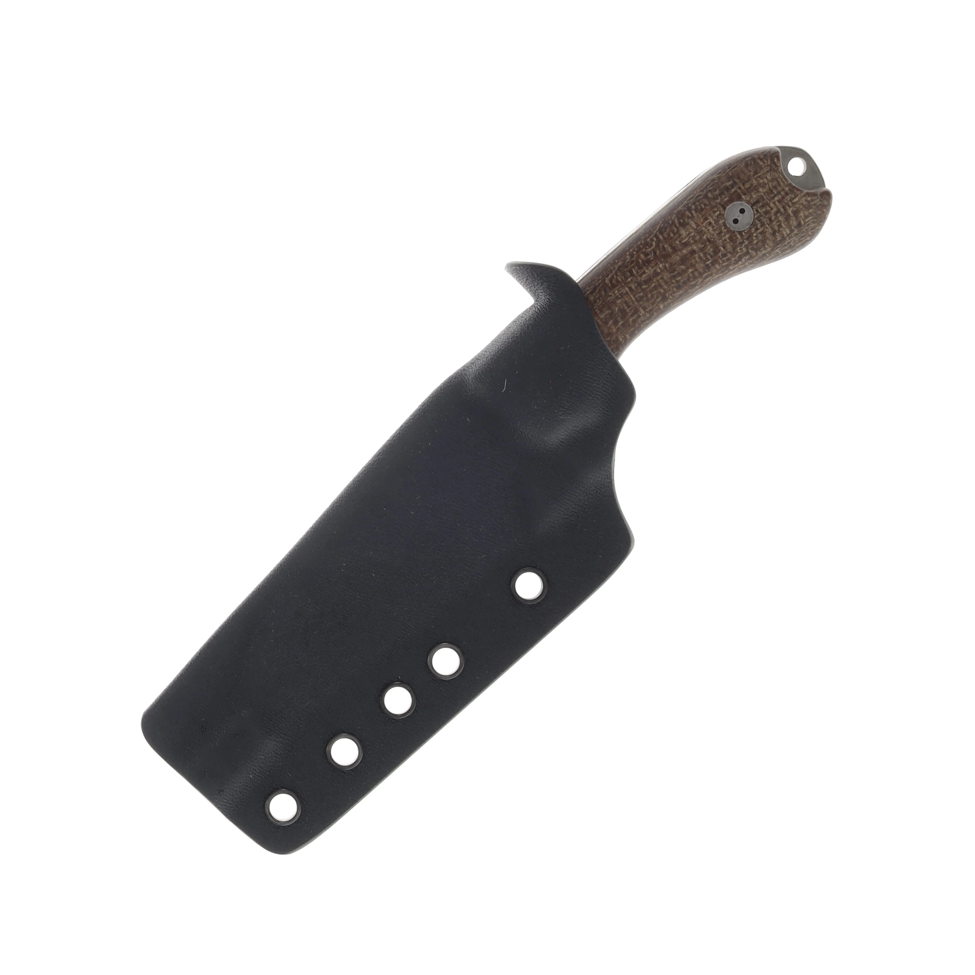 Bradford Guardian 3 Fixed Blade Nimbus M390 Wharncliffe/Natural Burlap Micarta BRAD3439 View 3