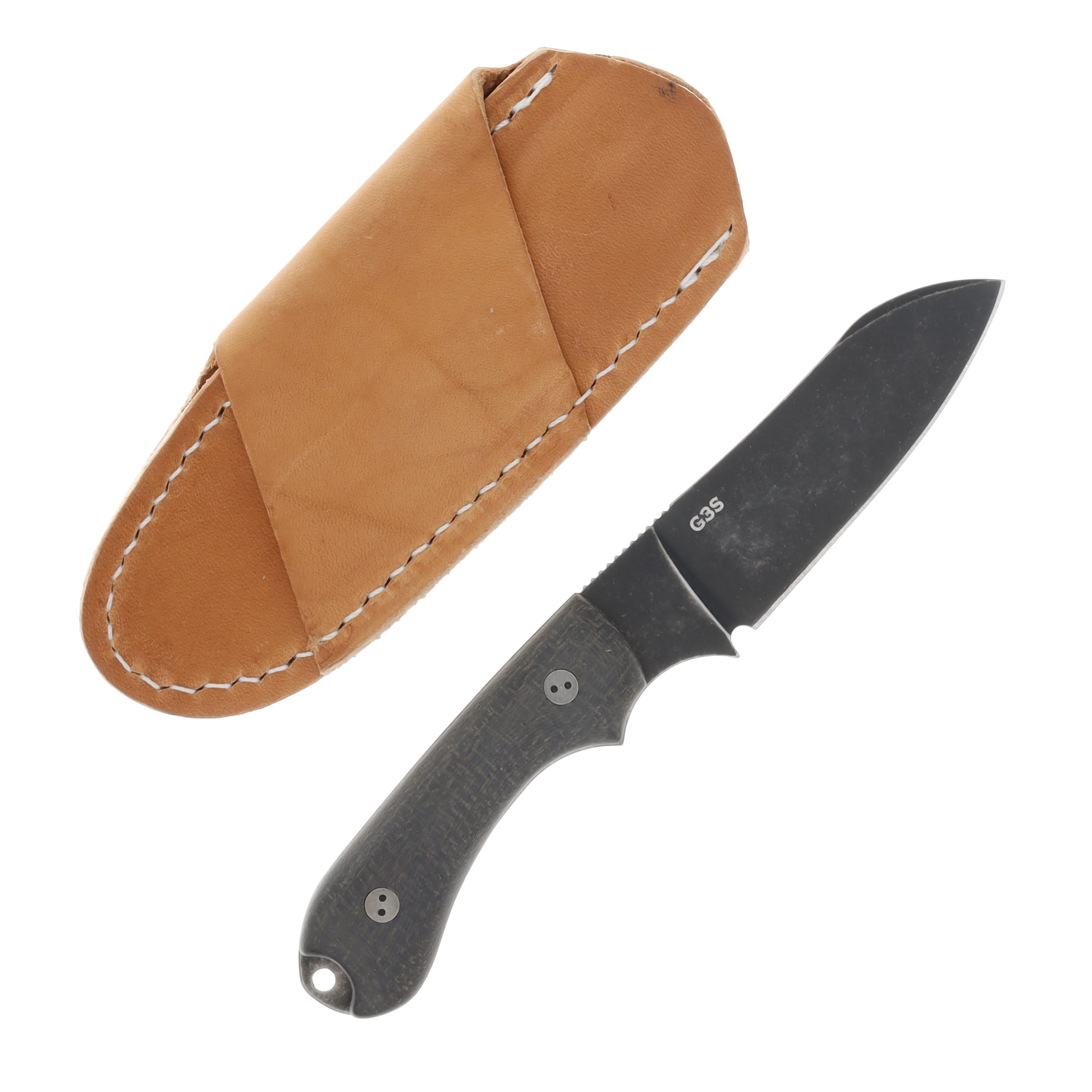 Bradford Guardian3 Fixed Blade Knife Nimbus Magnacut/Sheepsfoot Grind/OD Green Burlap BRAD3445 View 2