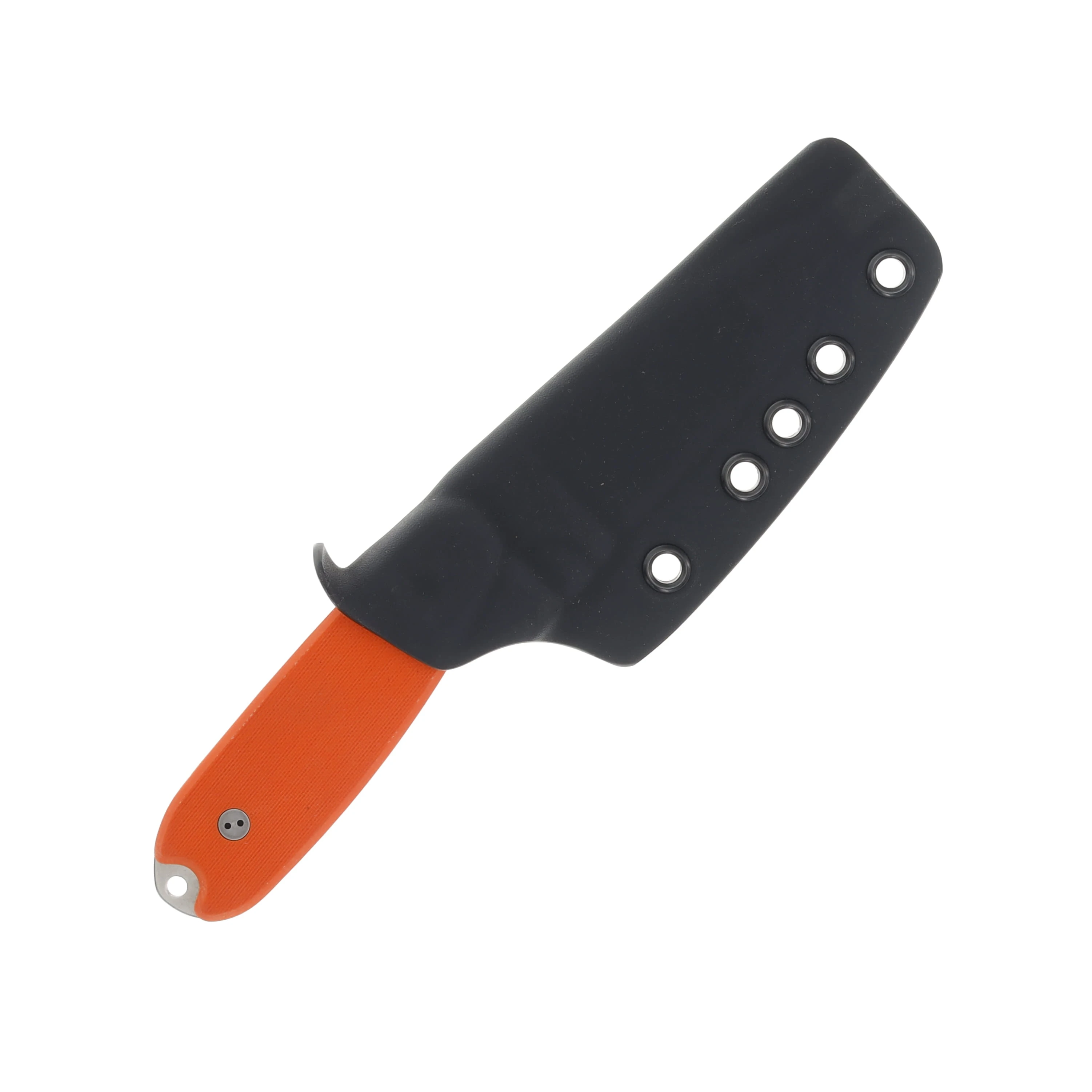 Bradford Guardian 3.5 UltraLite Orange 3.5in Plain Stonewash Drop Point BRAD3451 View 3
