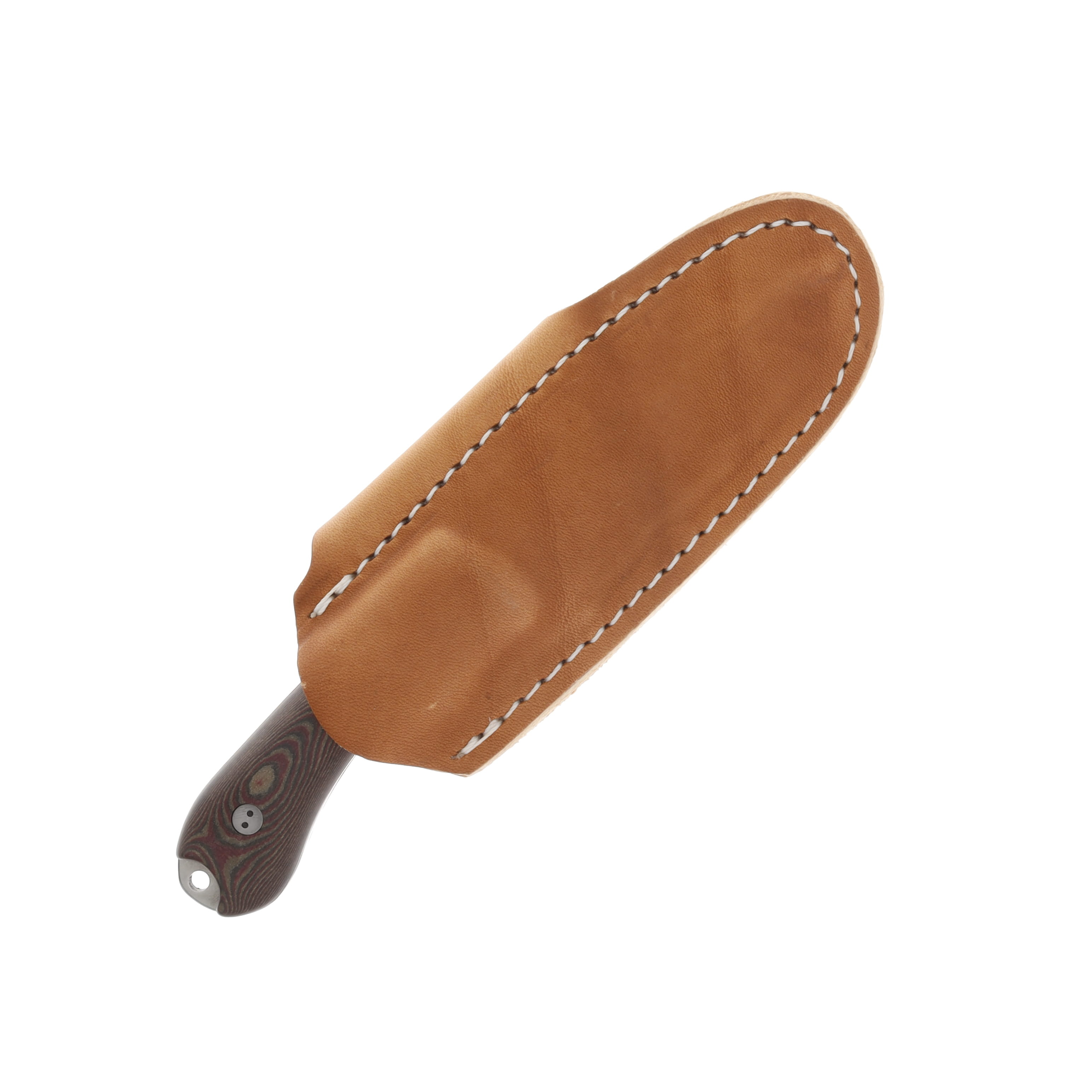 Bradford Guardian 3.2 3D Chocolate - Red 3.5in Plain Stonewash Drop Point BRAD3454 View 3