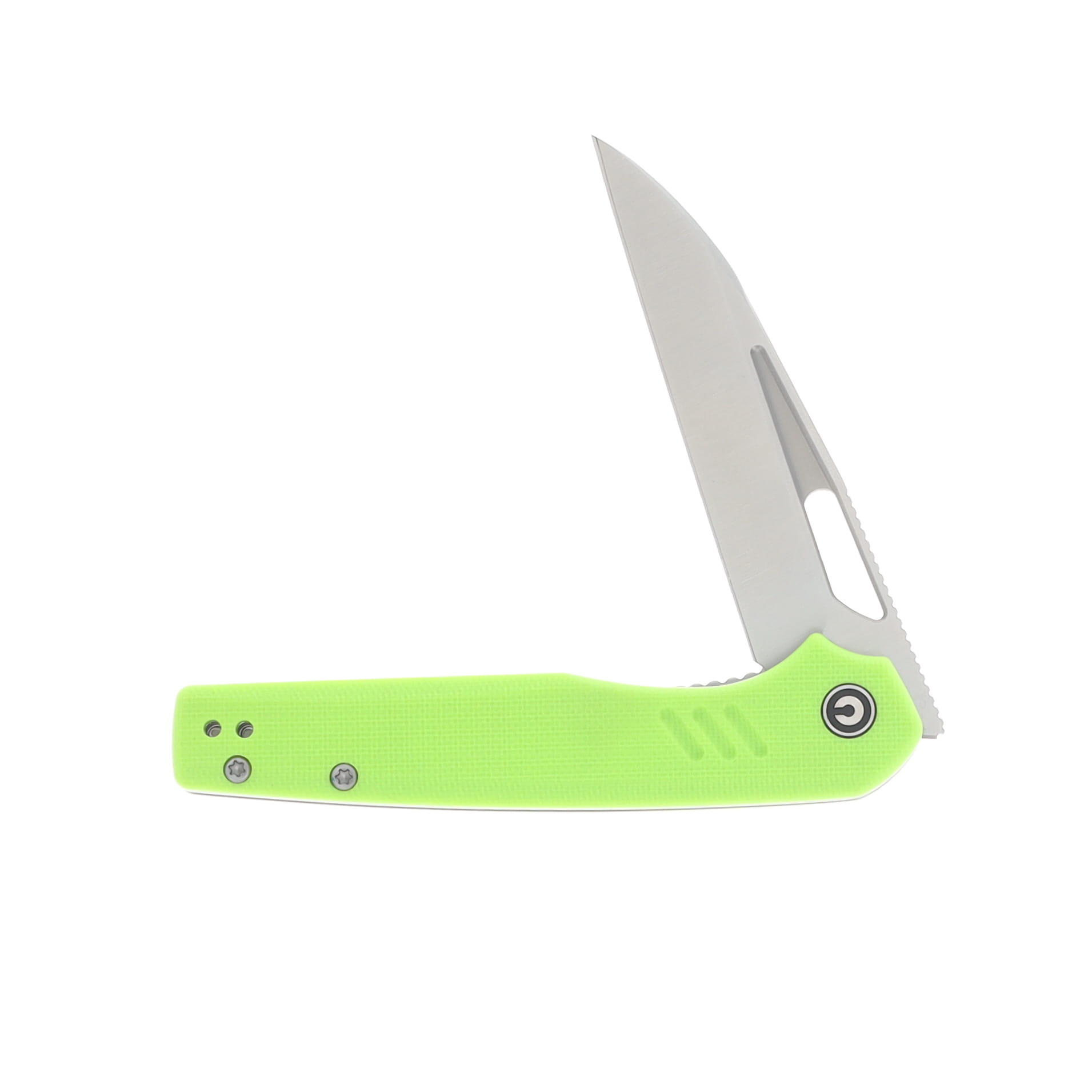 CIVIVI Guile Fluorescent Green 3.25 Inch Plain Satin Wharncliffe C24062B-2 View 3