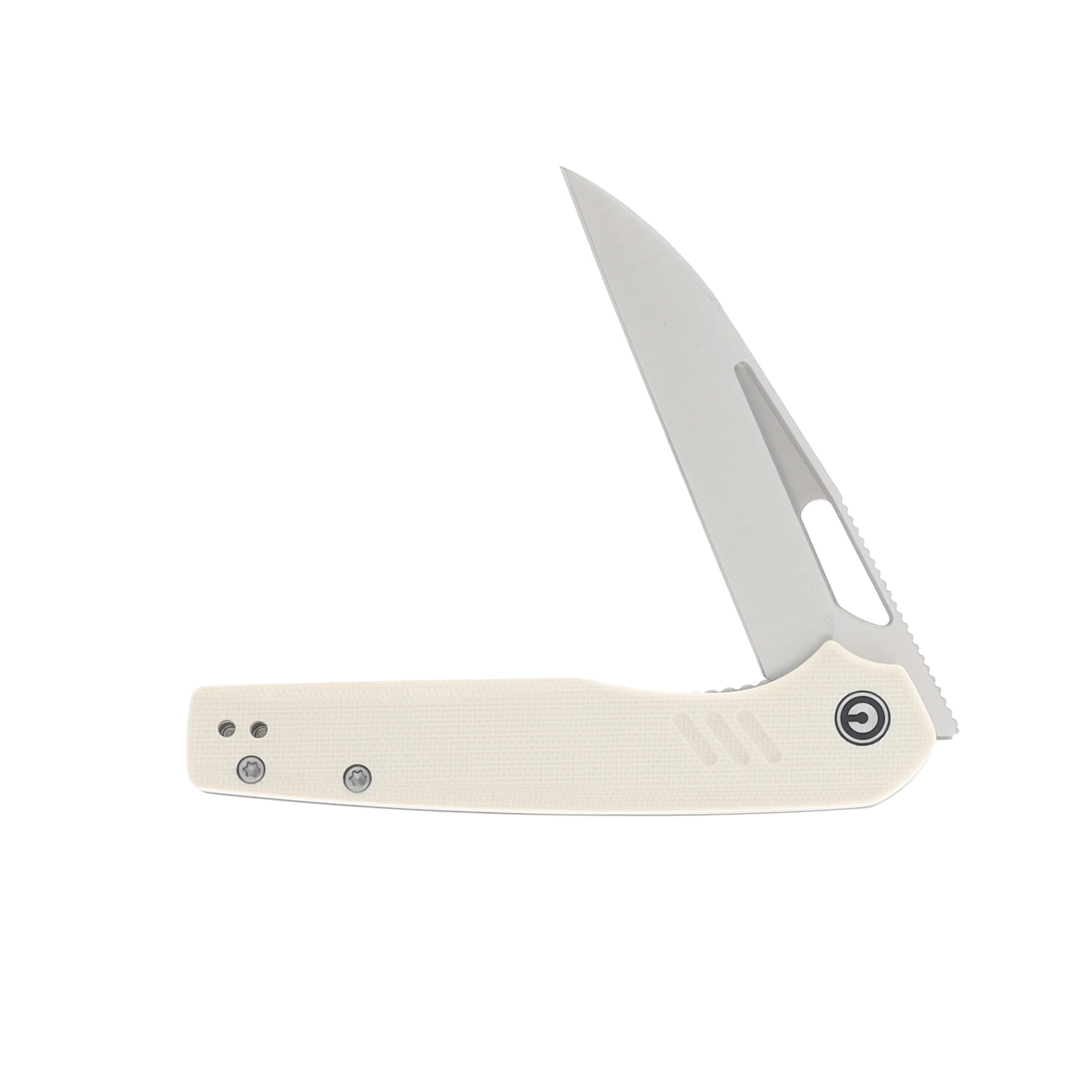 CIVIVI Guile Folding Knife Ivory 3.25 Inch Plain Satin Wharncliffe C24062B-3 View 3