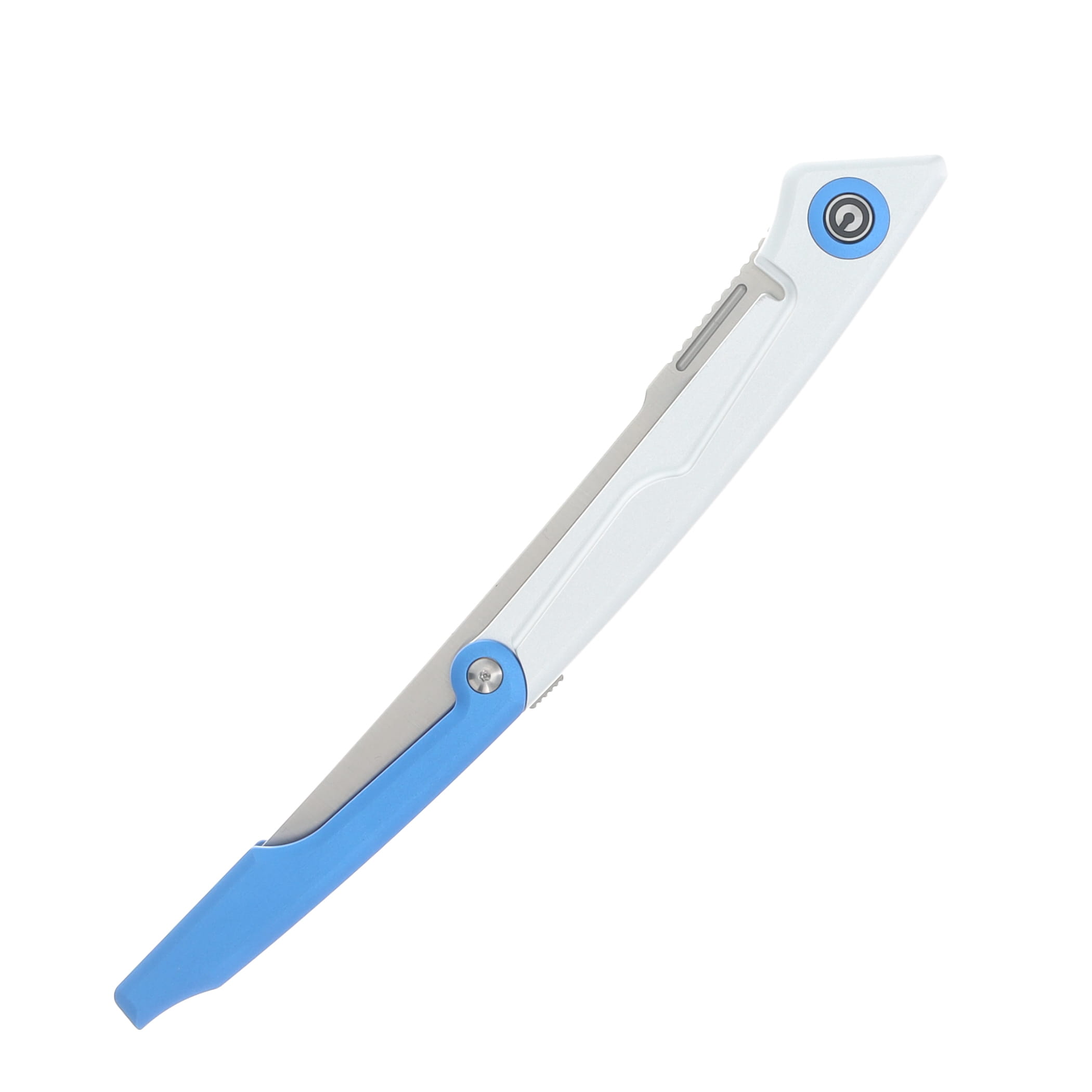 CIVIVI Shawka Folding Fillet Knife Silver – Blue 5.81in Plain Satin Trailing Point C22029B-2 View 8