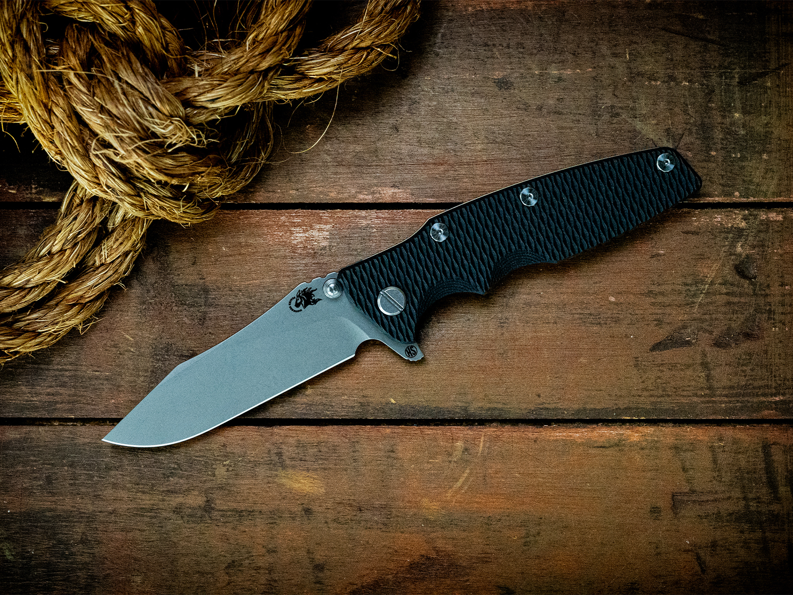 Hinderer 3.5 Eklipse Skinny Slicer Hollow Ground Tri-Way Working Finish Black G-10 KEK35SKSLHOTWWFBK View 5