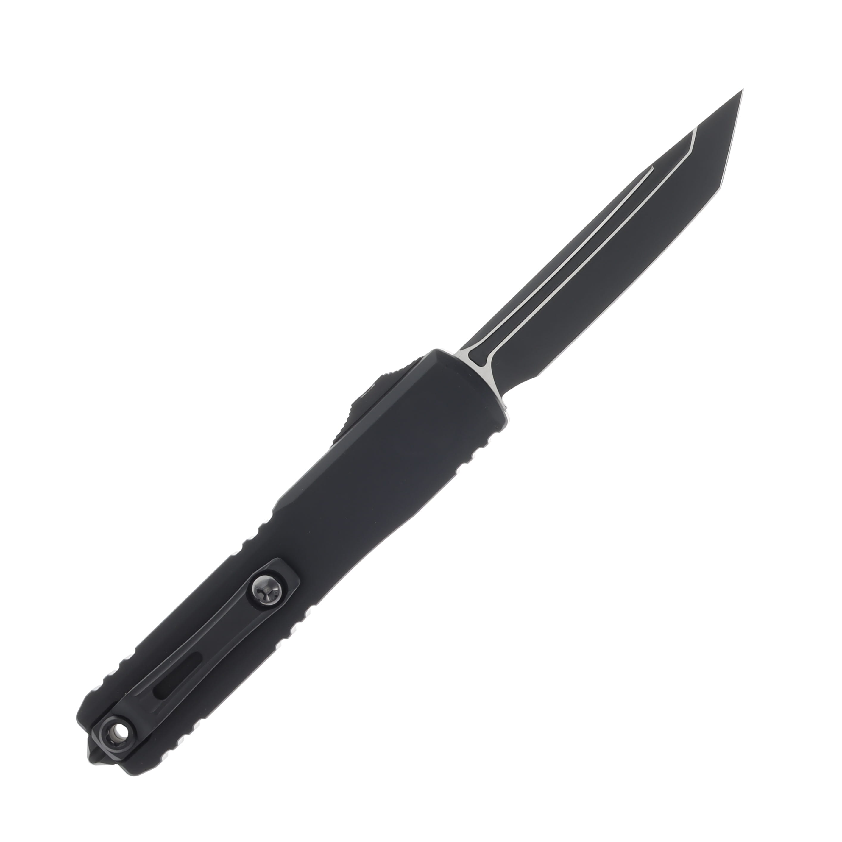 Microtech Ultratech GEN III ZBP T-E Standard Black Tactical OTF Automatic 3.55In AUMT11231T View 2