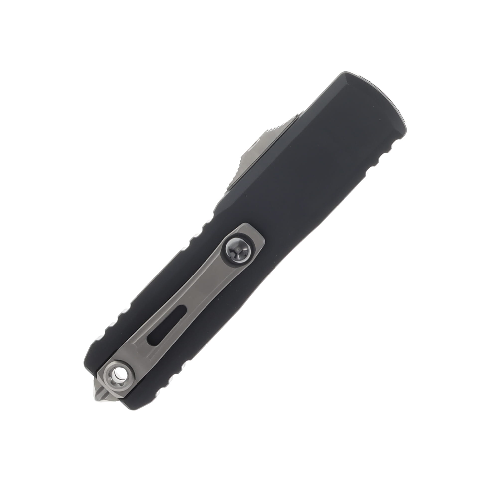 Microtech Knives UTX-85 Gen III D/E OTF Auto Black 3.11in SW Dagger Blade AUMT123210 View 3