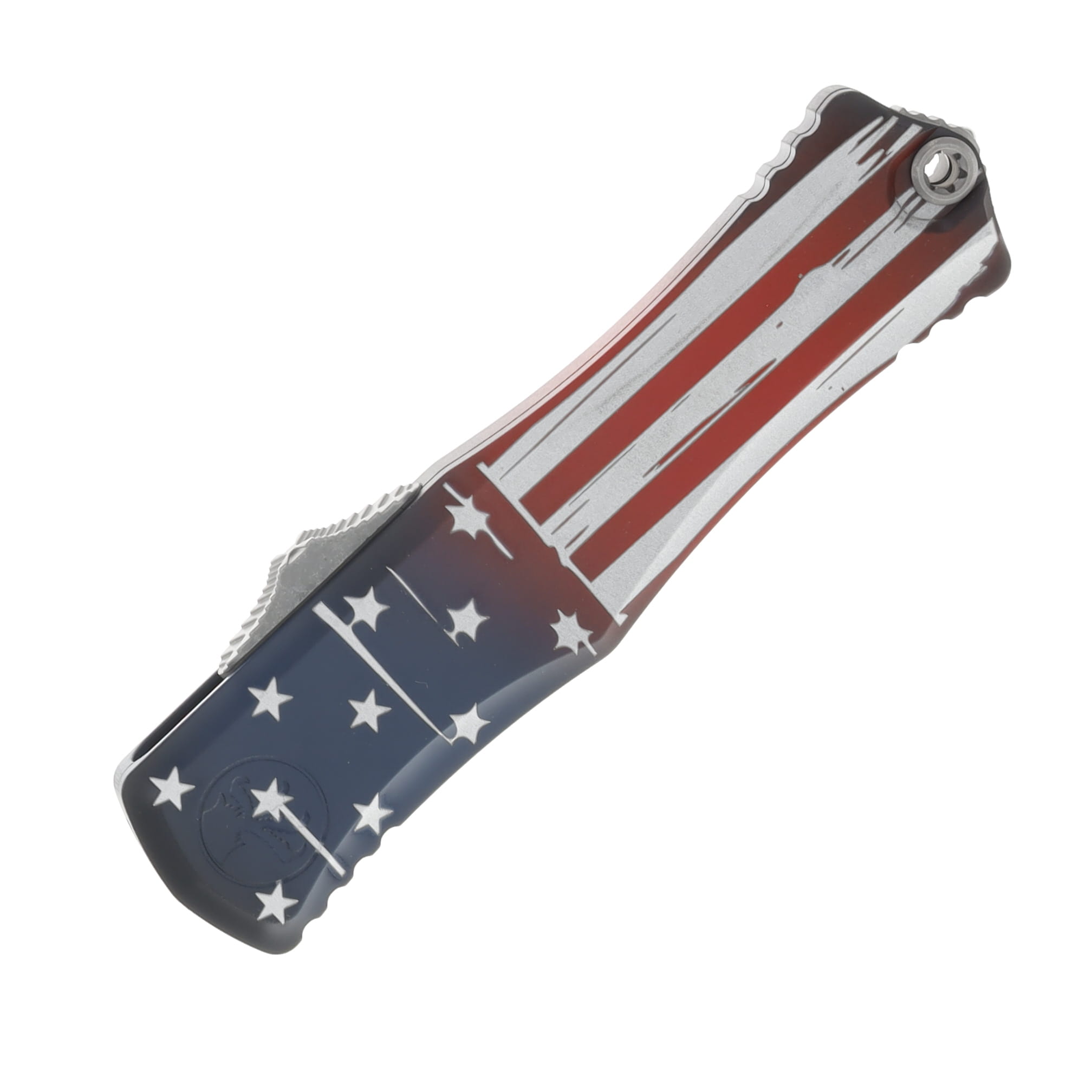 Microtech Hera II OTF Automatic Knife Signature Series Apocalyptic Dagger/American Flag AUMT170210APFLAGS View 3