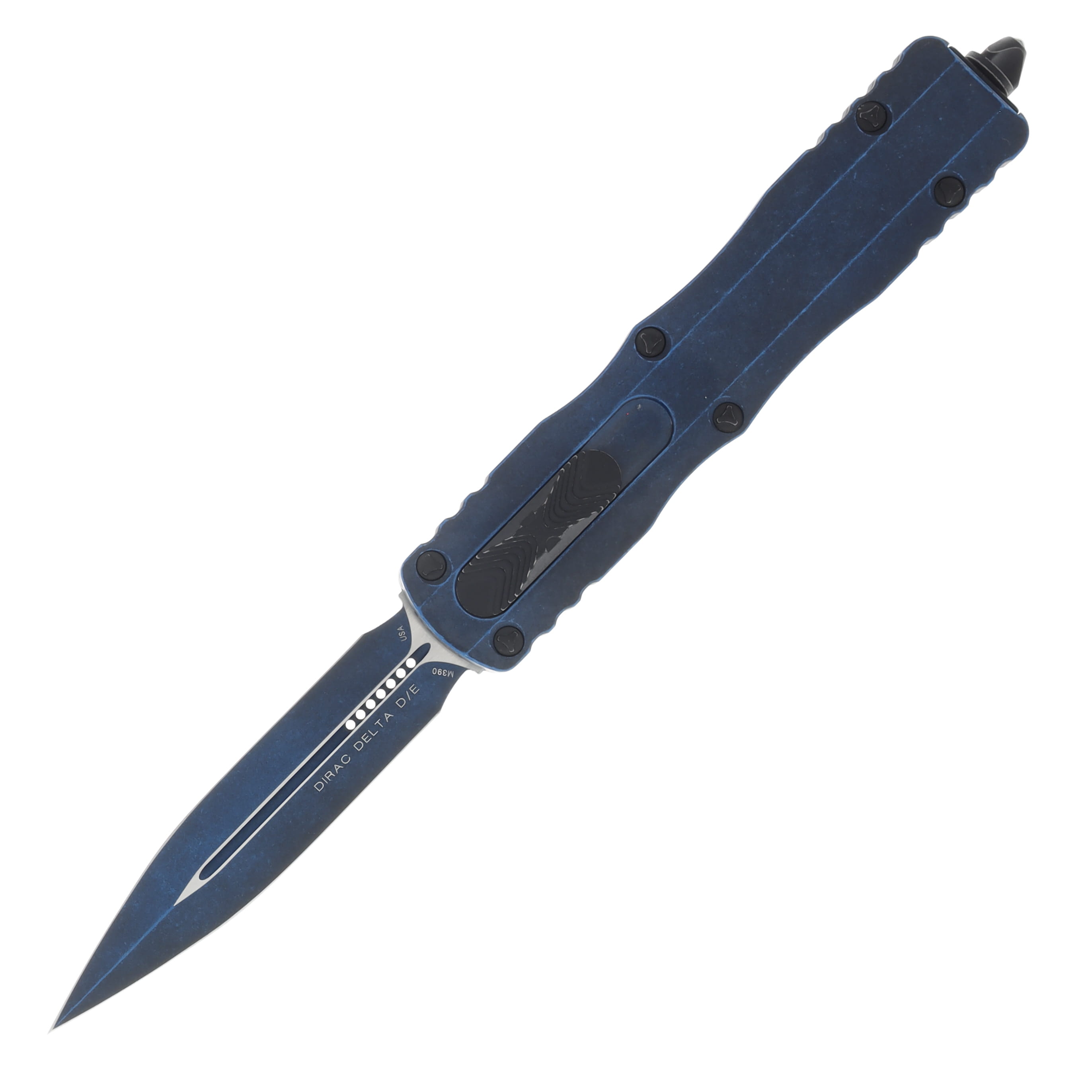 Microtech Dirac Delta D-E Standard Weather Blue OTF Automatic 3.75In. AUMT2271WBL View 1