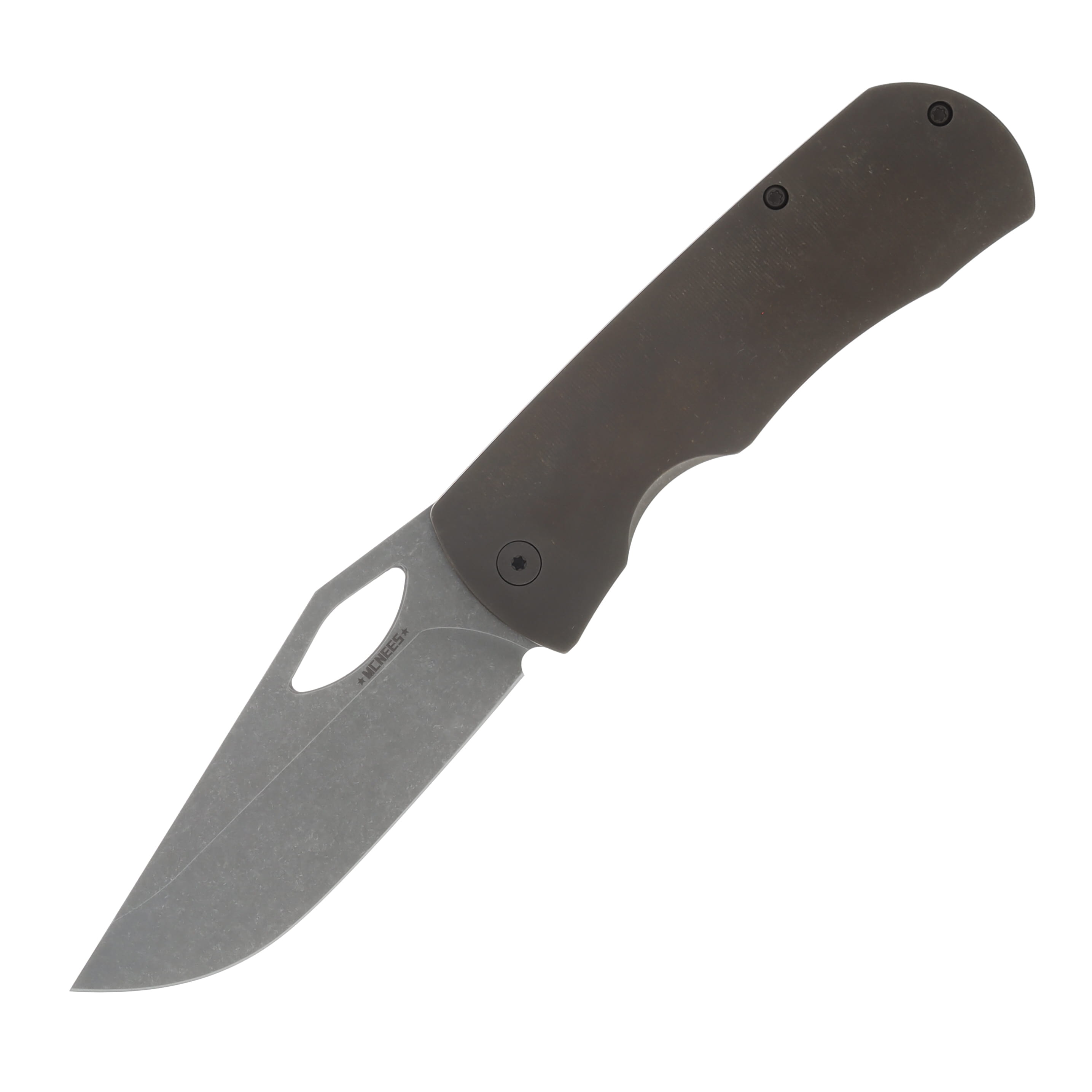McNee's Custom Knives Dixon Folding Knife Atomic Bronze MCDIXATBZ View 1
