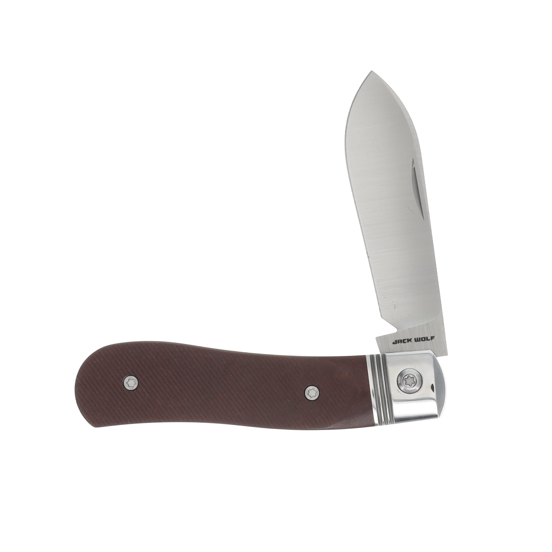 Jack Wolf K9 Jack Steel Series Folding Knife Redstone Richlite Sawcut K9-02-RCH-RED-SAW View 3
