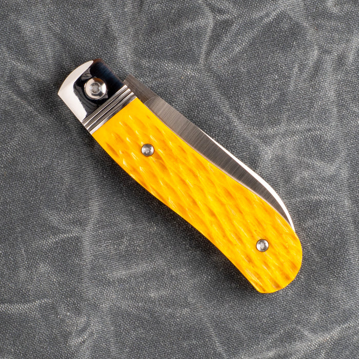 Jack Wolf K9 Jack Steel Series Folding Knife Yellow Jigged Bone K9-02-YLW-BNE-JIG View 9