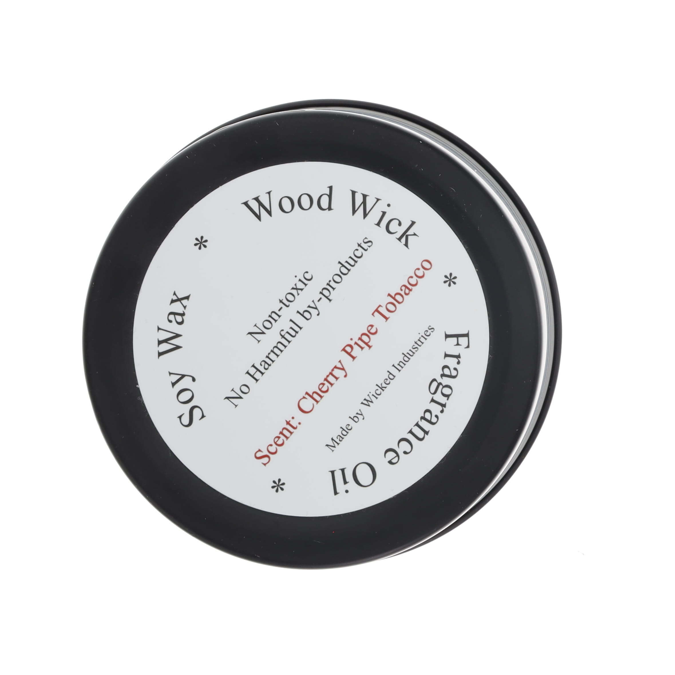 Wicked Industries Wicked Wix 8oz. Tin Cherry Pipe Tobacco WICKWIX8OZCPT View 3