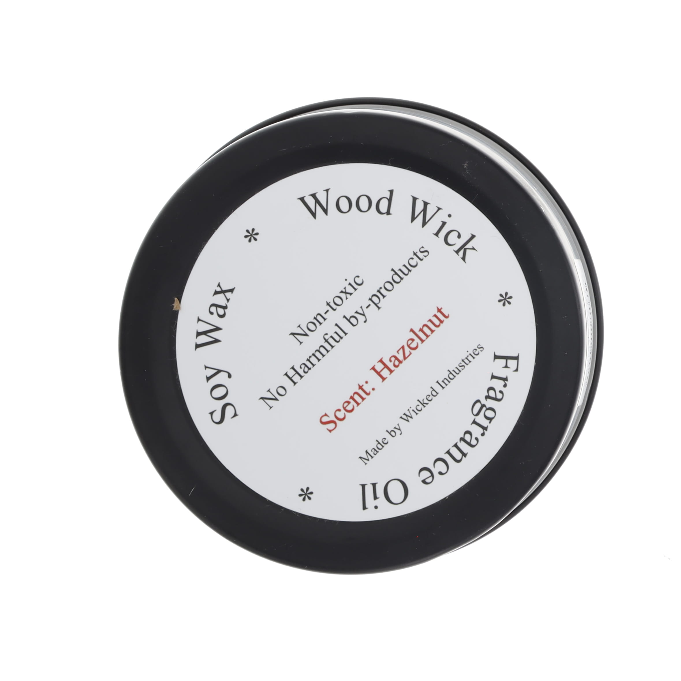 Wicked Industries Wicked Wix 8oz. Tin Hazelnut Coffee Candle WICKWIX8OZHC View 3