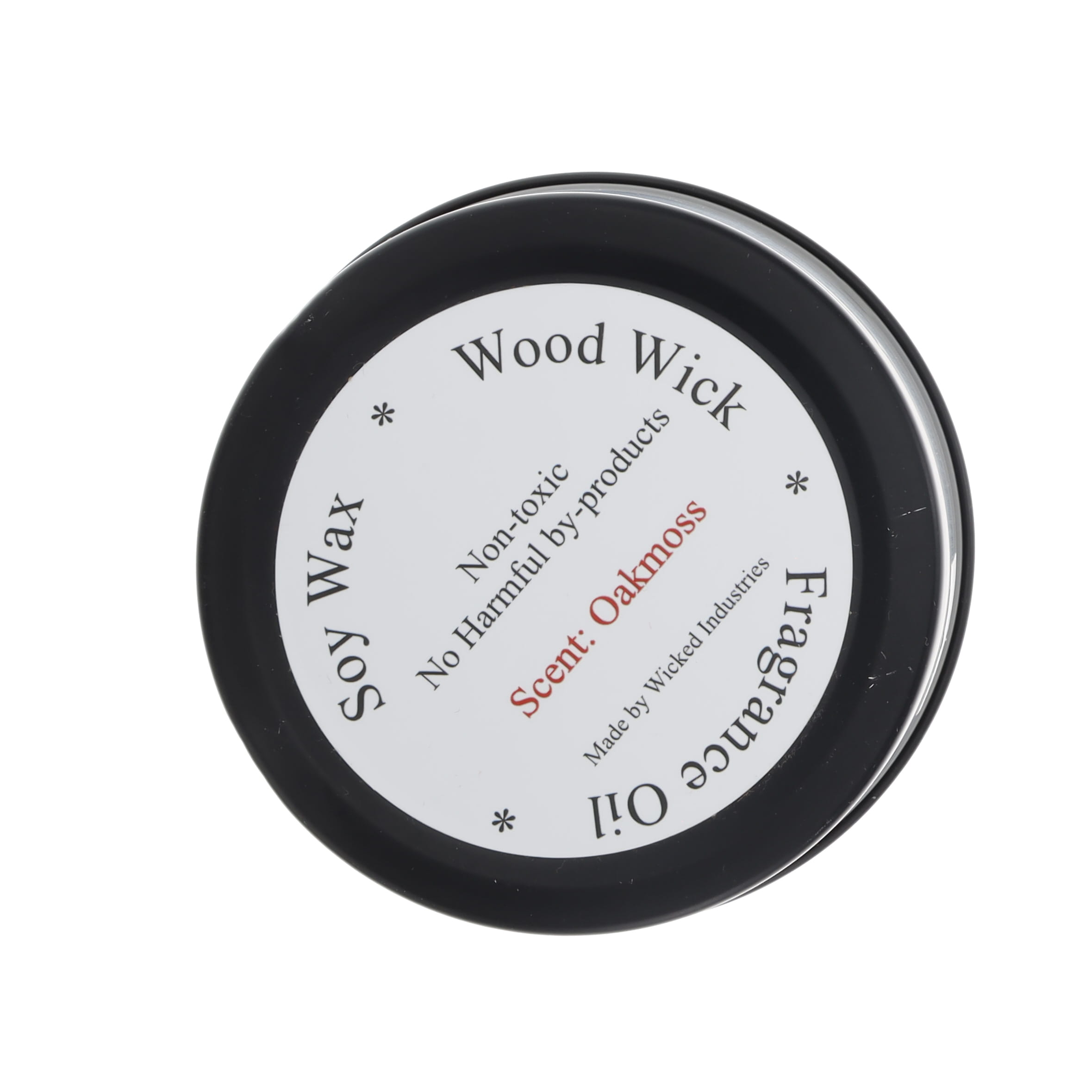 Wicked Industries Wicked Wix 8oz. Tin Oakmoss Candle WICKWIX8OZOM View 3