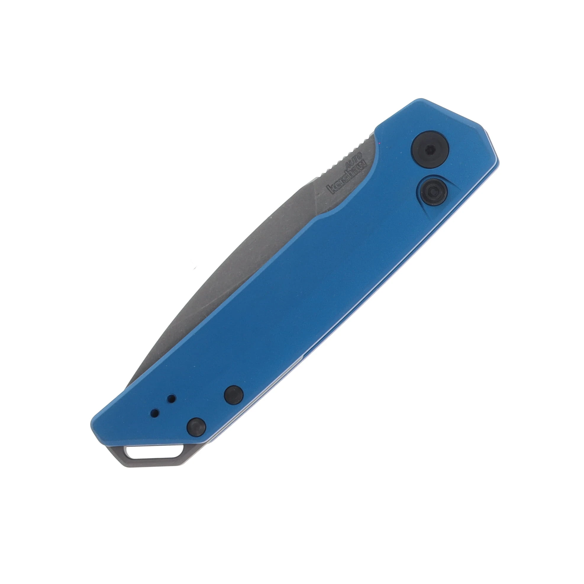 Kershaw Launch Iridium Auto Blue 3.45in Plain Stonewash Spear Point AUKS7038BLU View 4