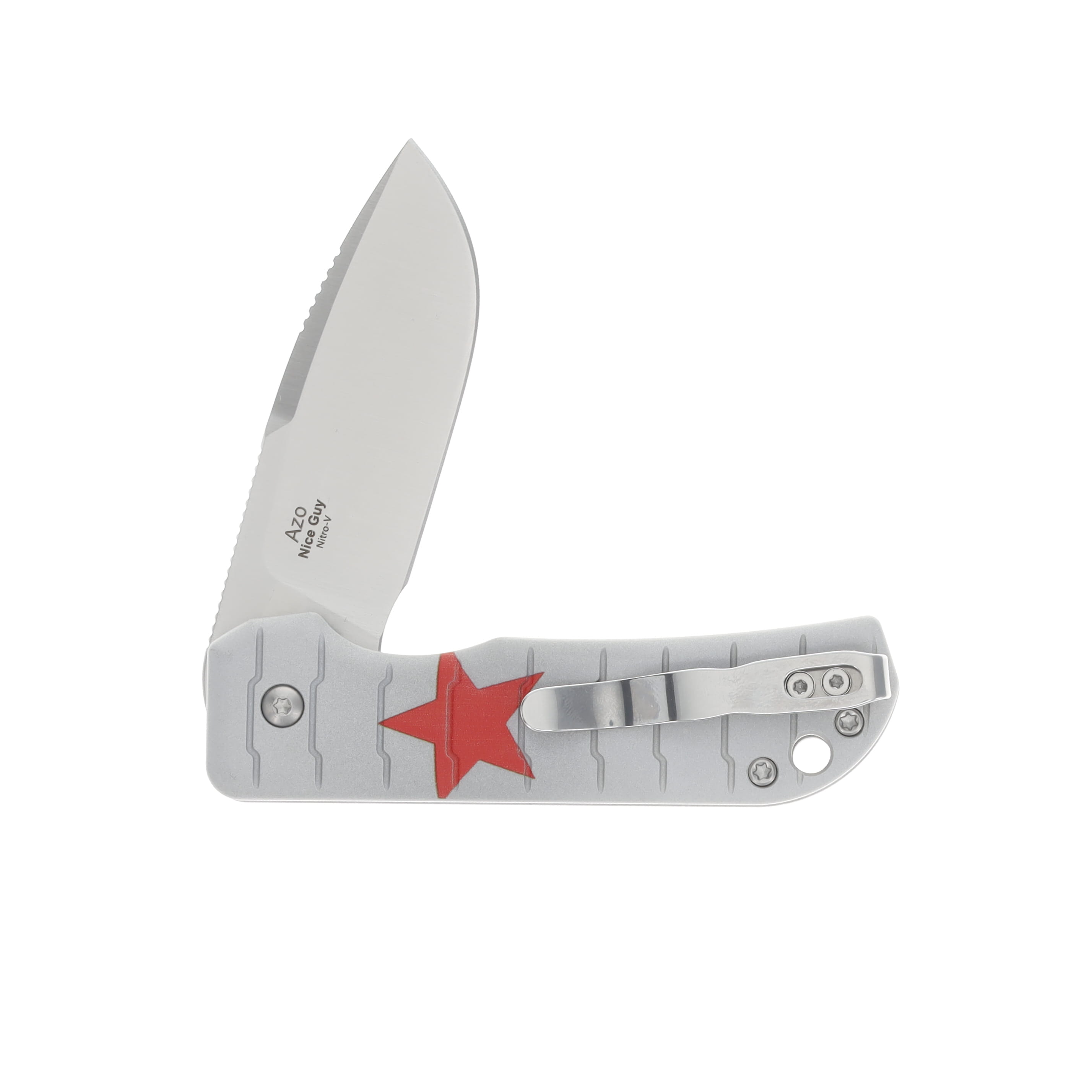 Kizer Nice Guy The Soldier SMKW Exclusive 2.84in Plain Satin Drop Point V3011E1 View 4