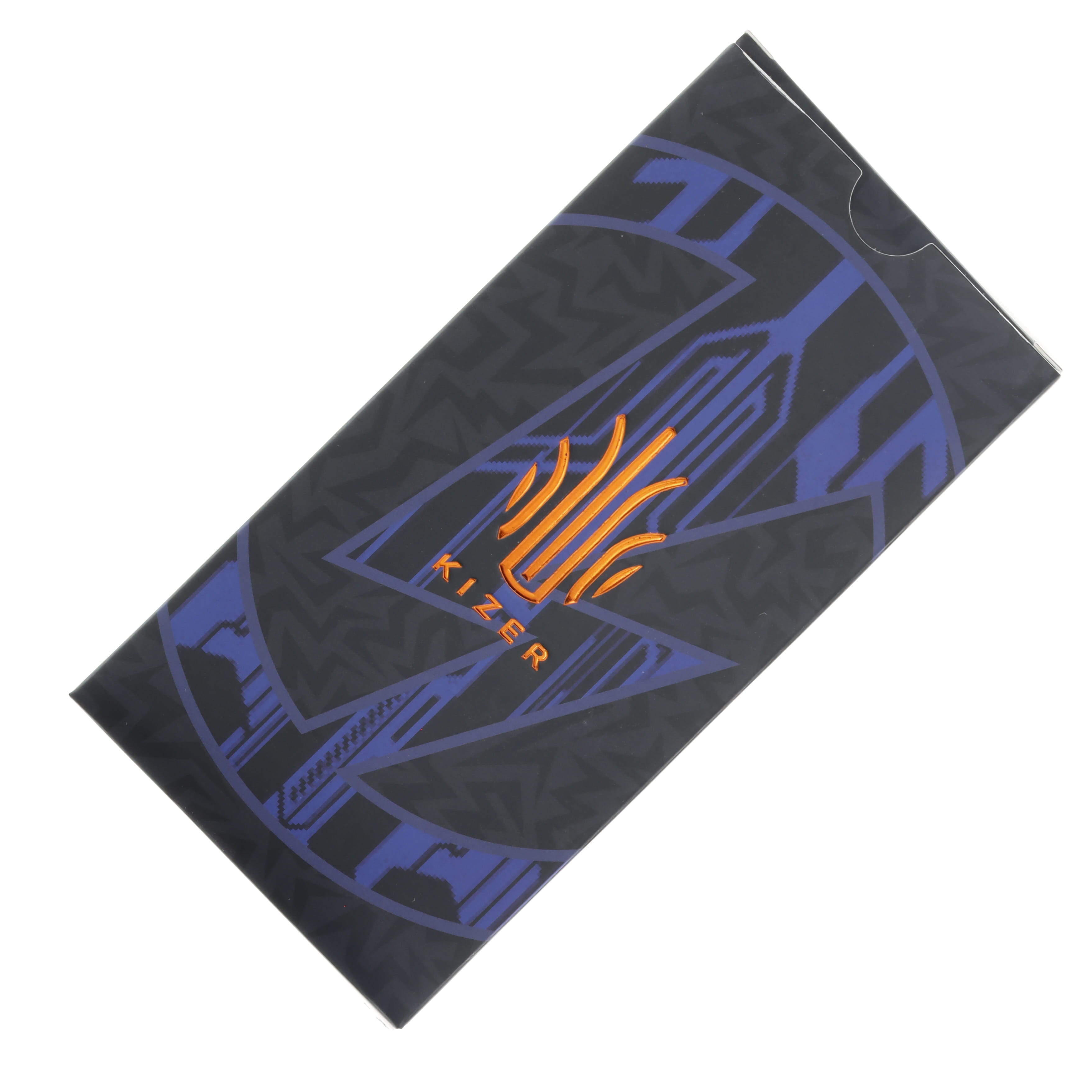 Kizer Z-82 The Multi Tasker SMKW Exclusive Blue - Orange 3.47in Plain Black Tanto V4568E4 View 7