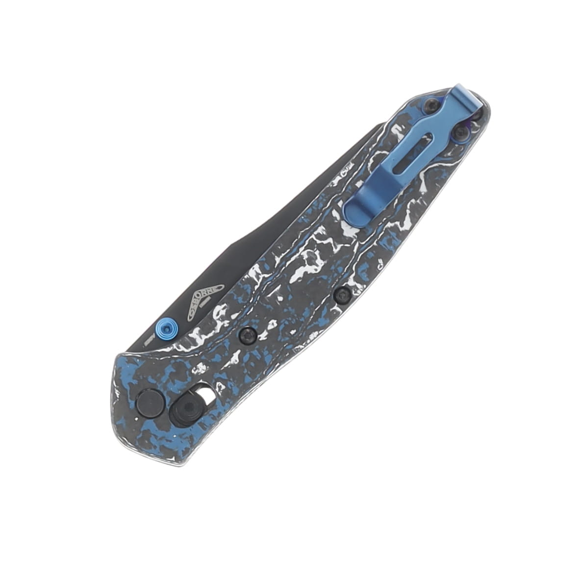 Benchmade Osborne Frost Fat Carbon CPM S30V Blade Folding Knife SMKW Exclusive BM940BK-2508 View 4